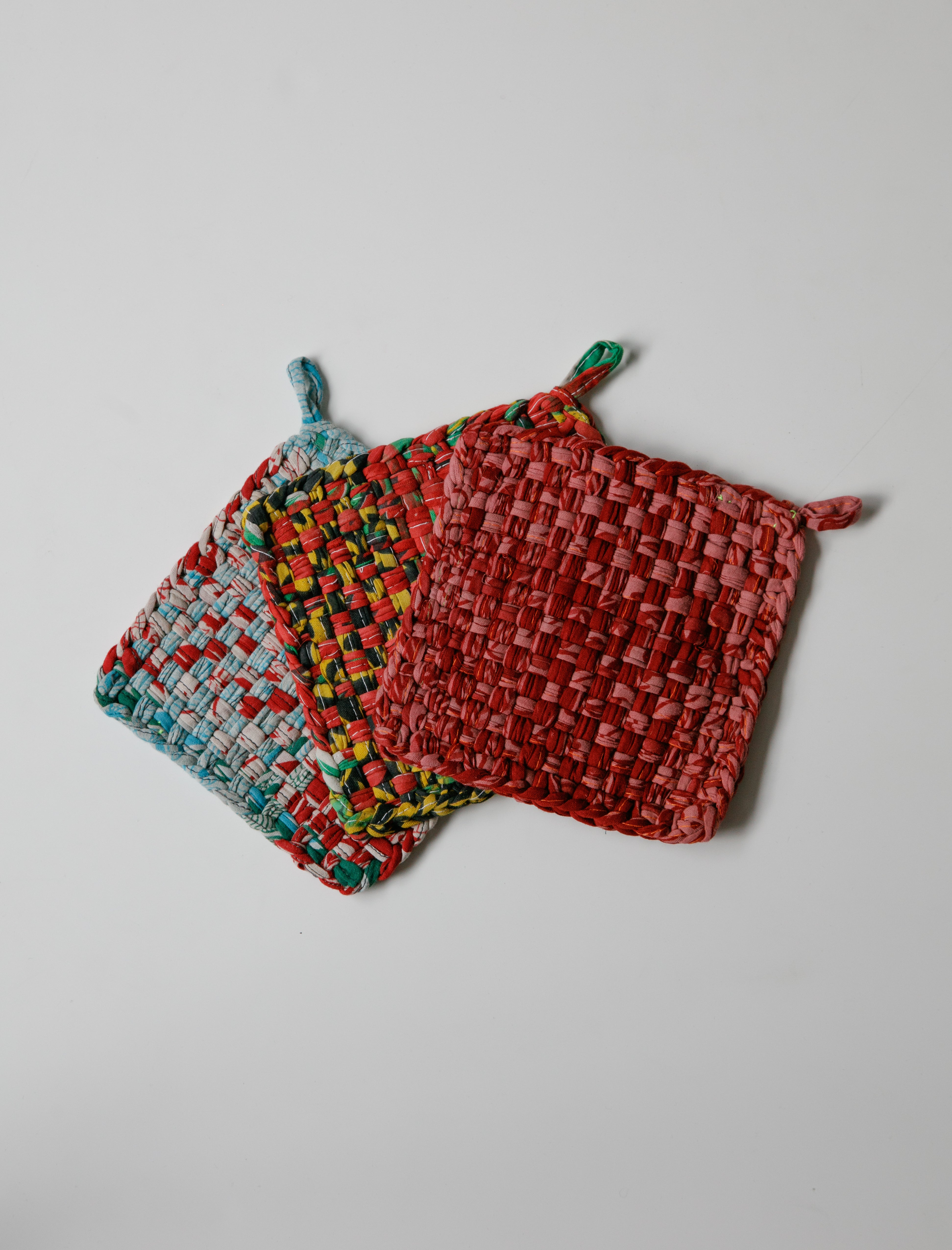 Fair Trade Bangladesh Recycled Sari Potholder