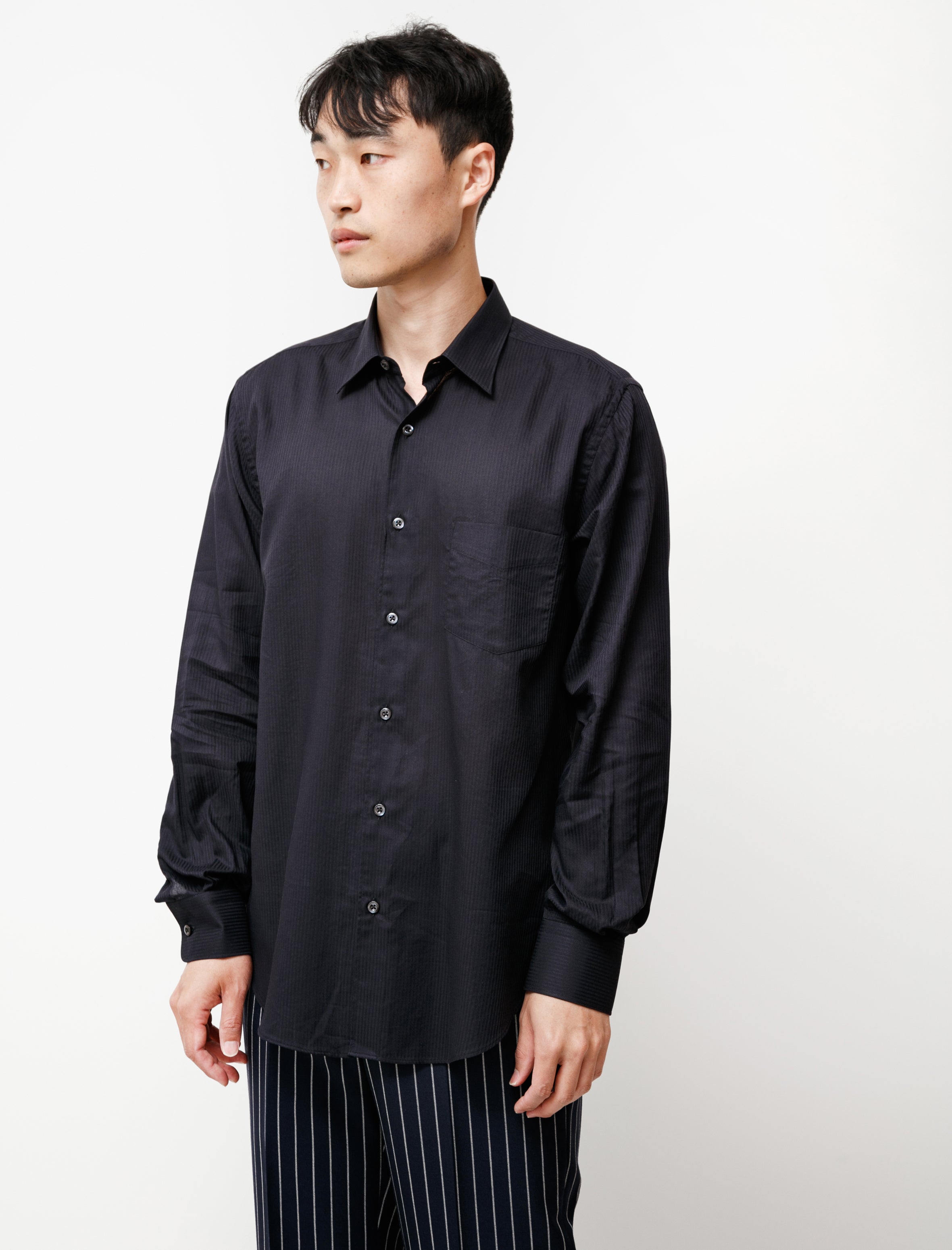 Cobra SC Model 1 Shirt Black Jacquard Stripe