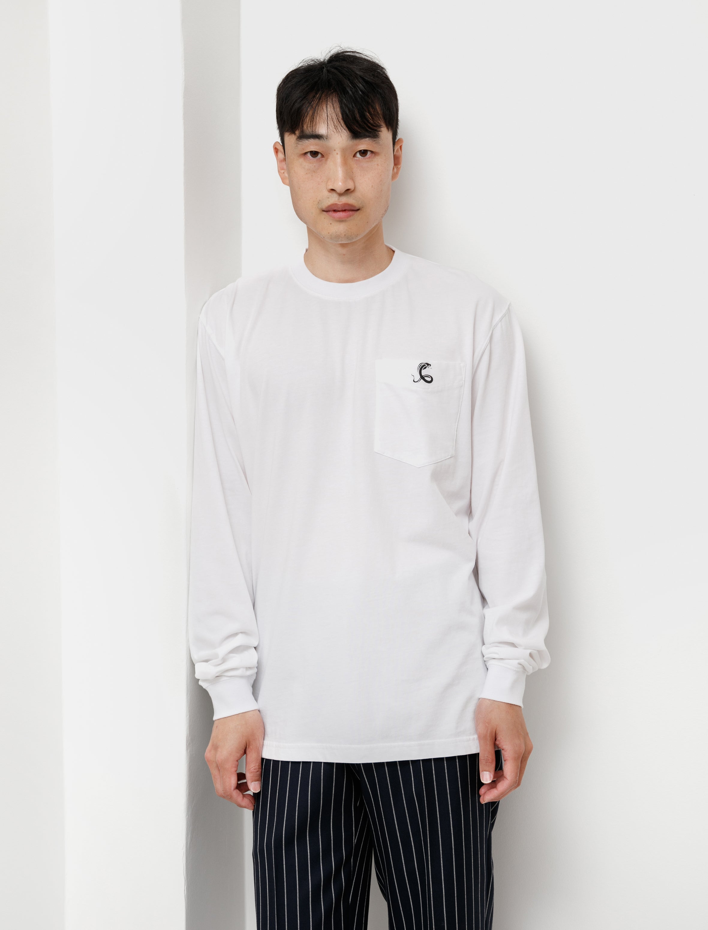 Cobra SC Long Sleeve Tee White Jersey