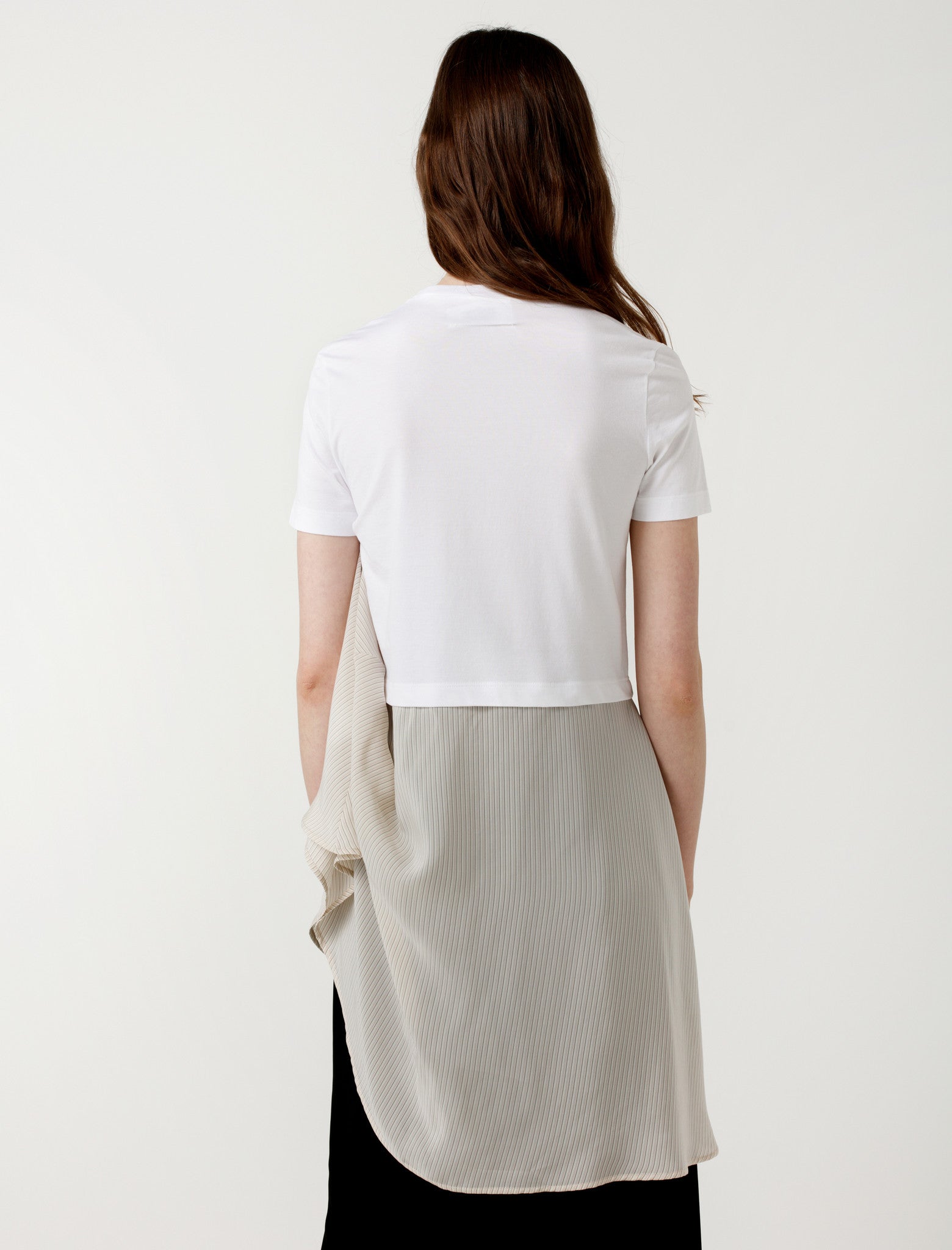 MM6 by Maison Margiela ANNIV Tee with Skirt Rubber/Olive