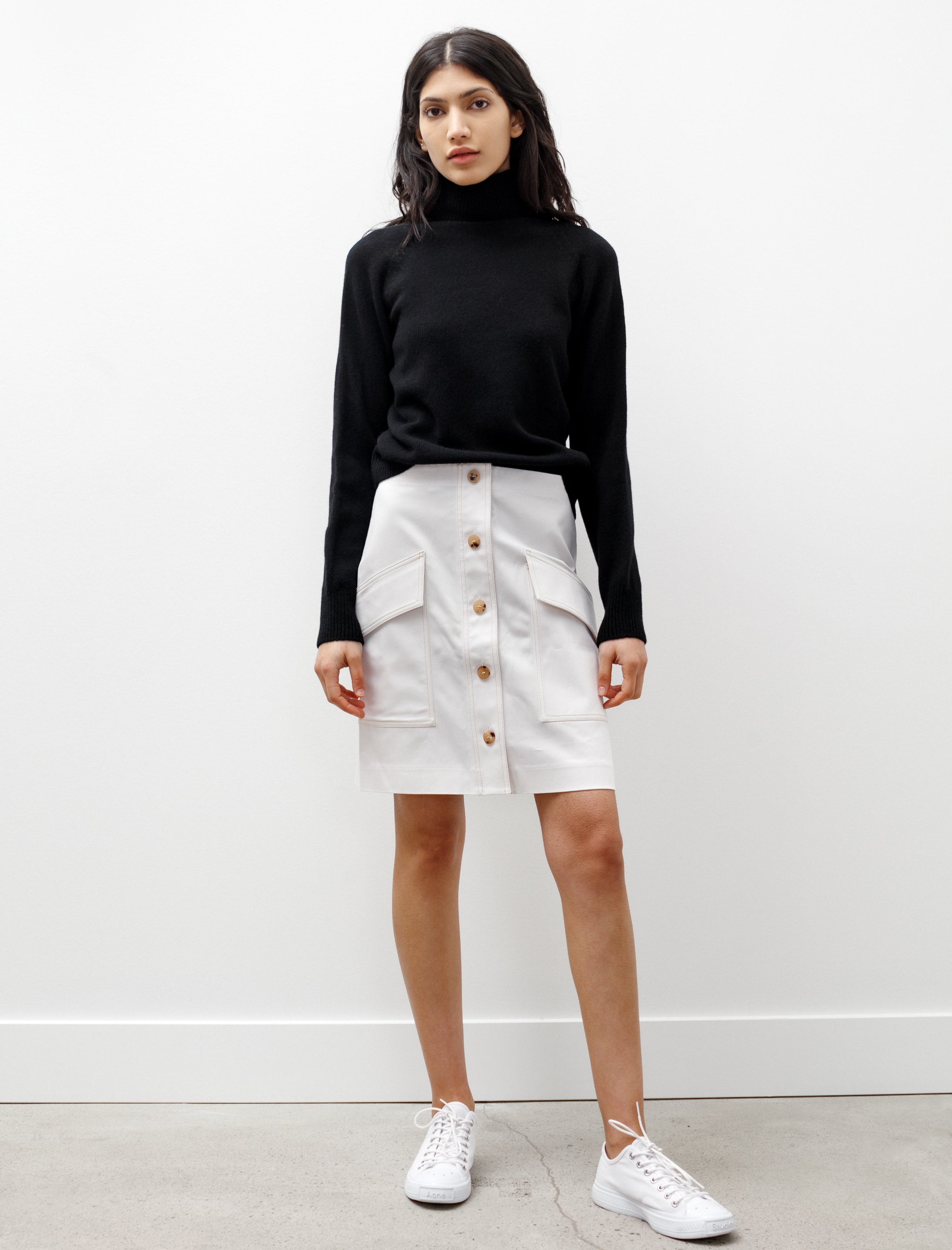 Acne Studios Sirenk Skirt Dirty White