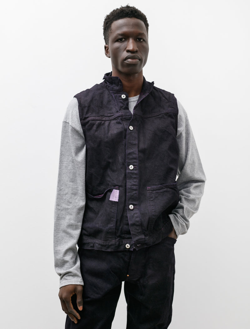 Tender 441 Compass Pocket Shirt Beekeeper's Check Turmeric Dyed