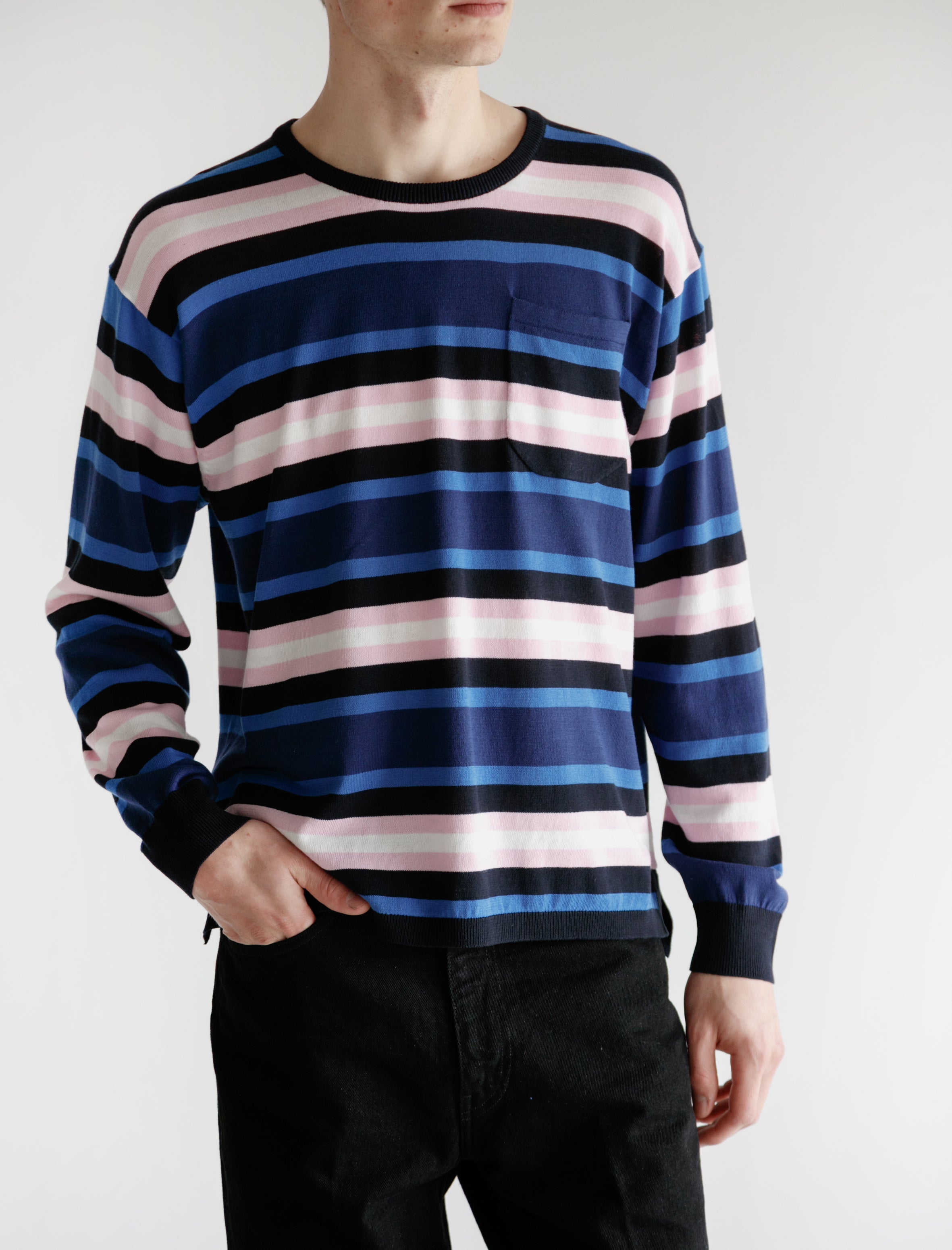 Hennessy Long Sleeve Multi Stripe