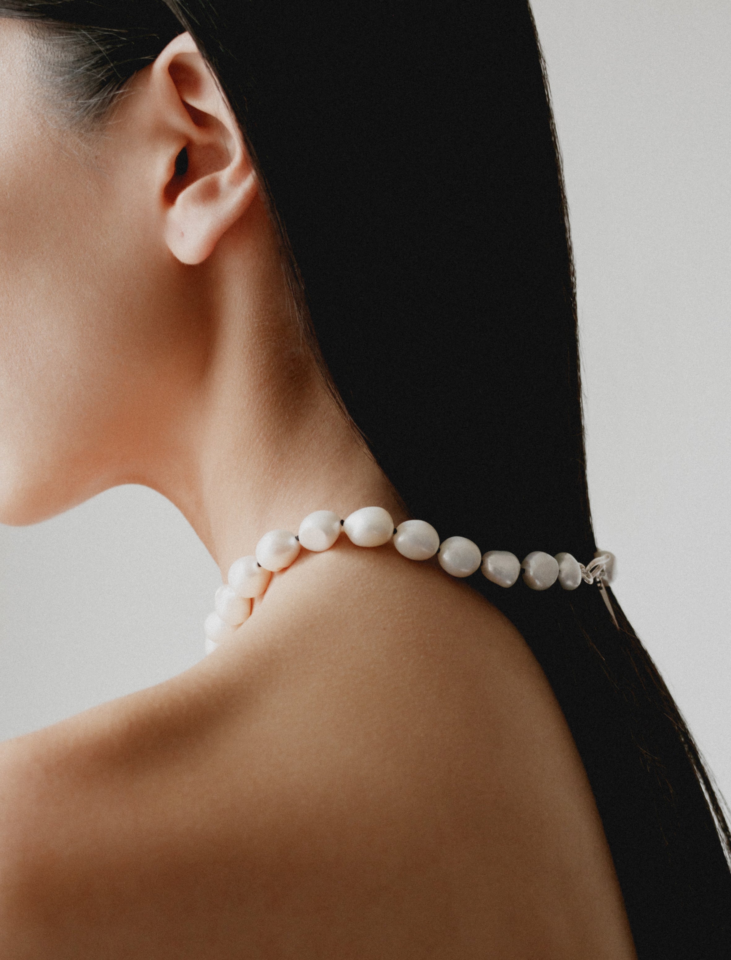 Simple Baroque Pearl Collar