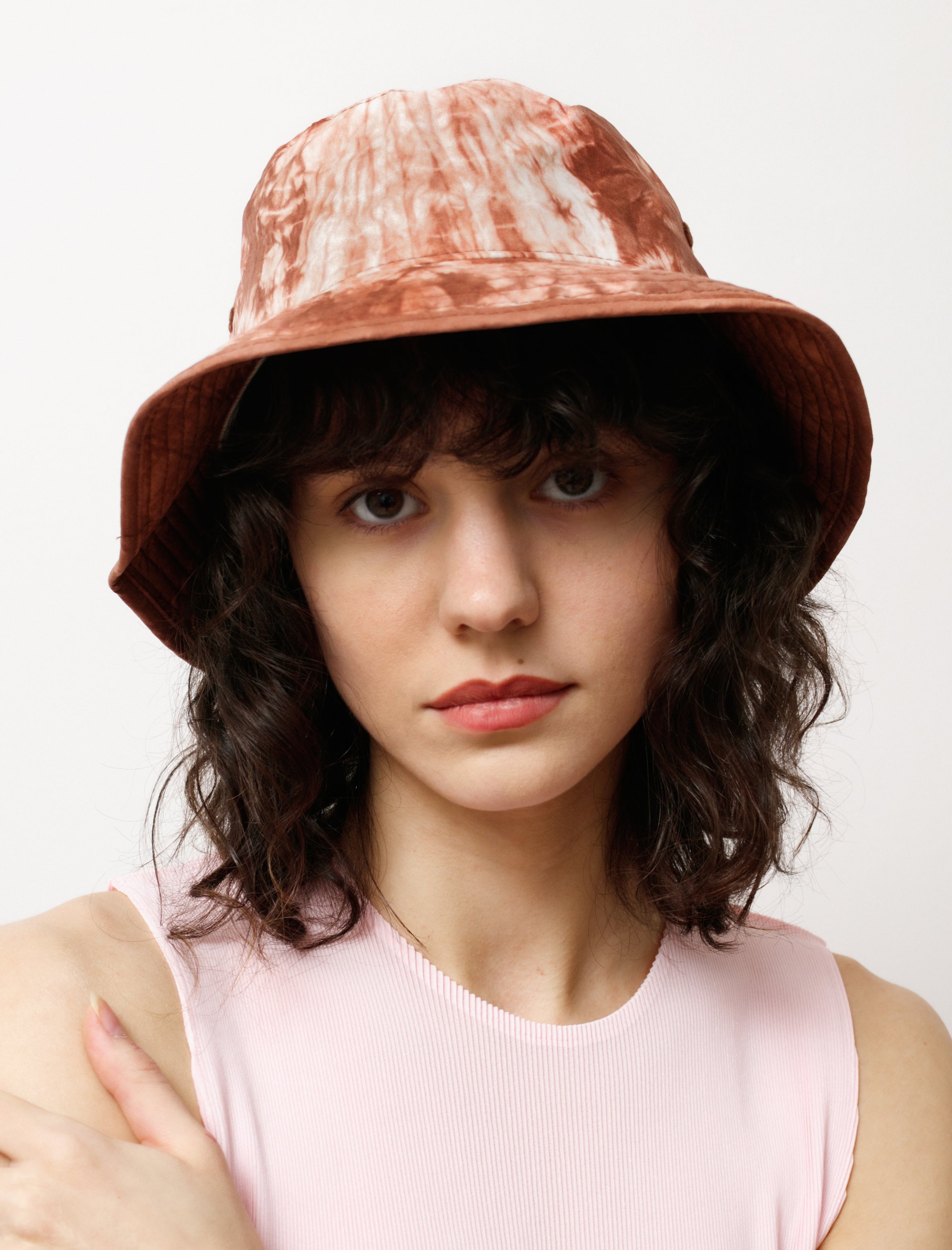 Acne Studios Batik Bucket Hat Pink