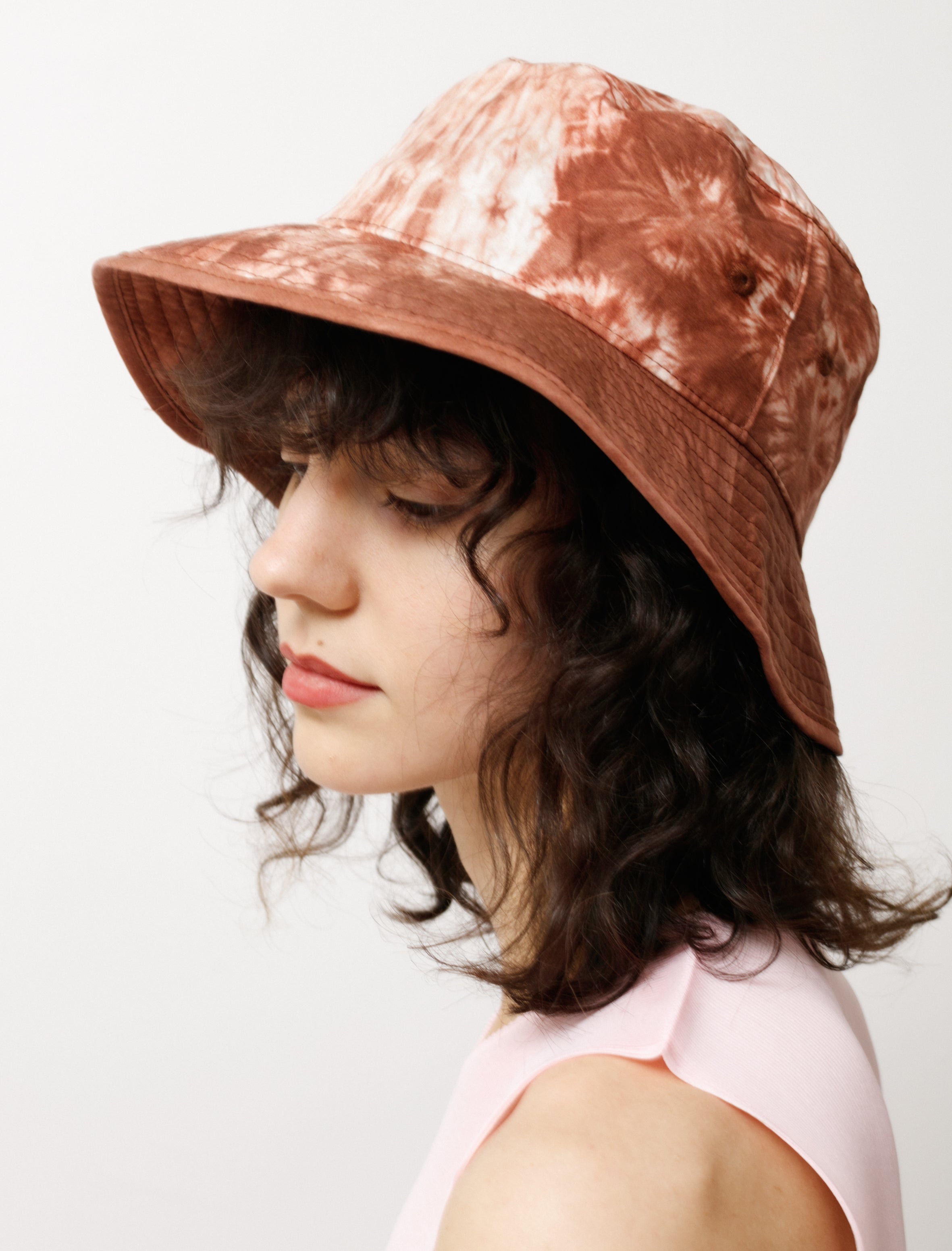 Acne Studios Batik Bucket Hat Pink