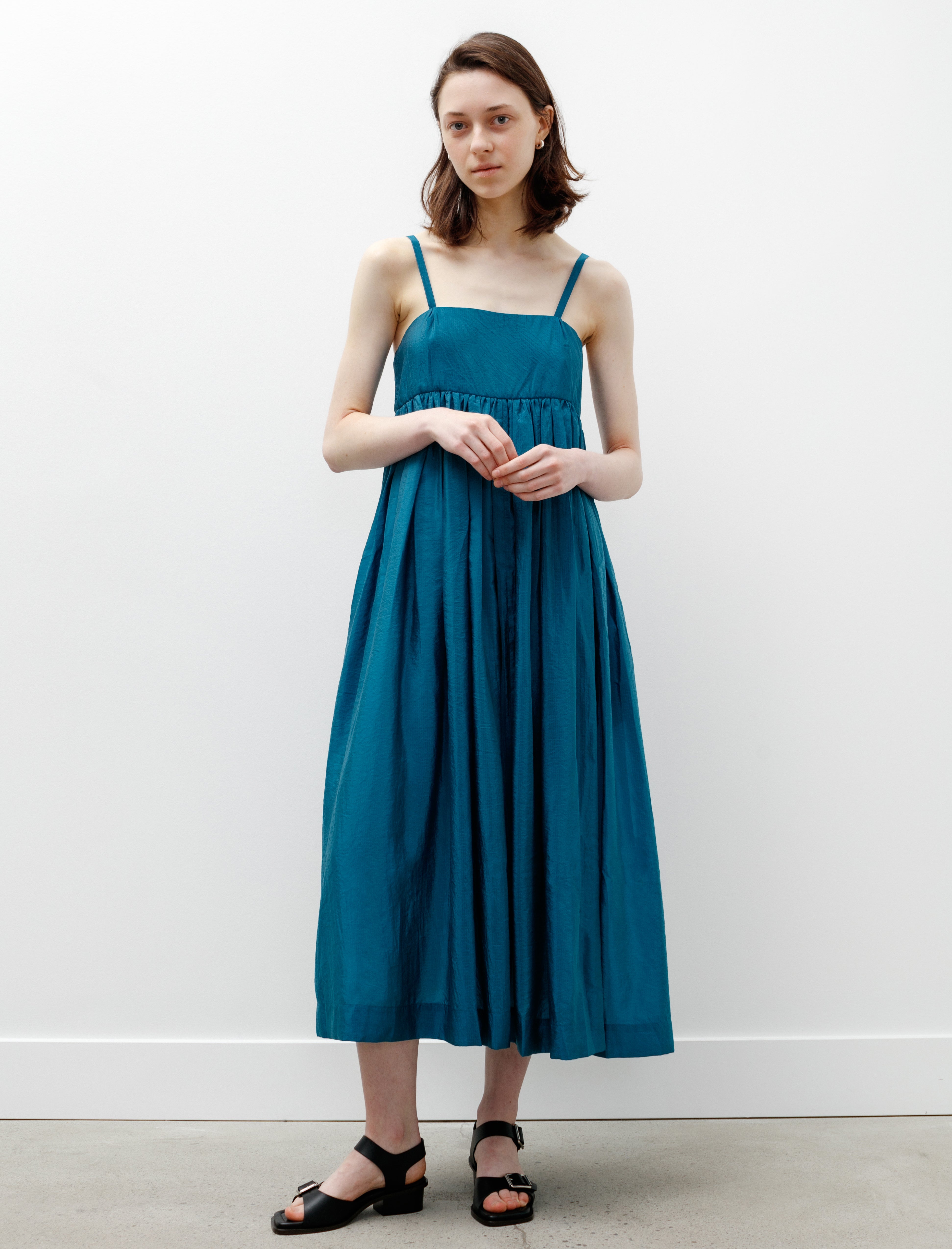 Sara Lanzi Sundress Ripstop Turquoise