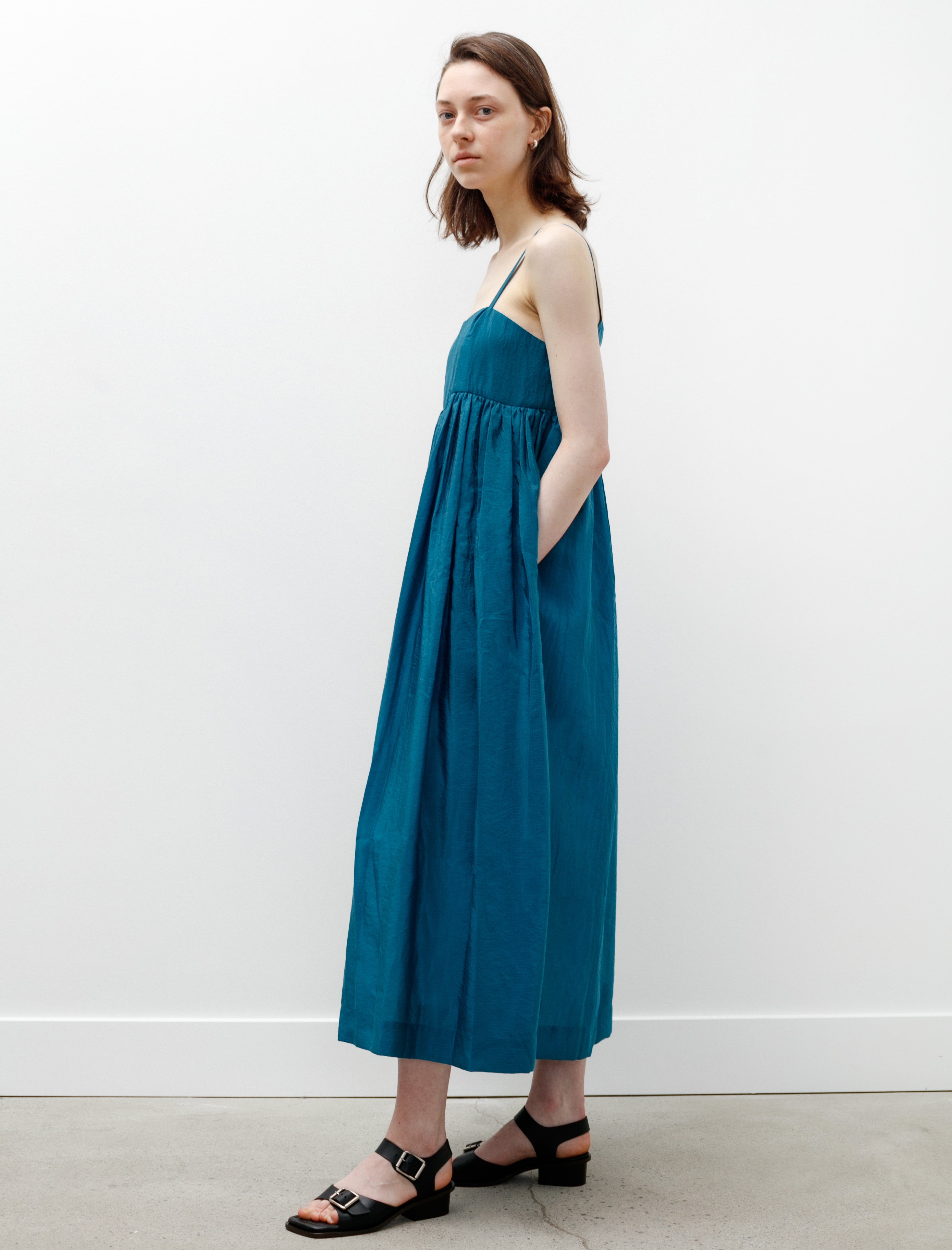 Sara Lanzi Sundress Ripstop Turquoise