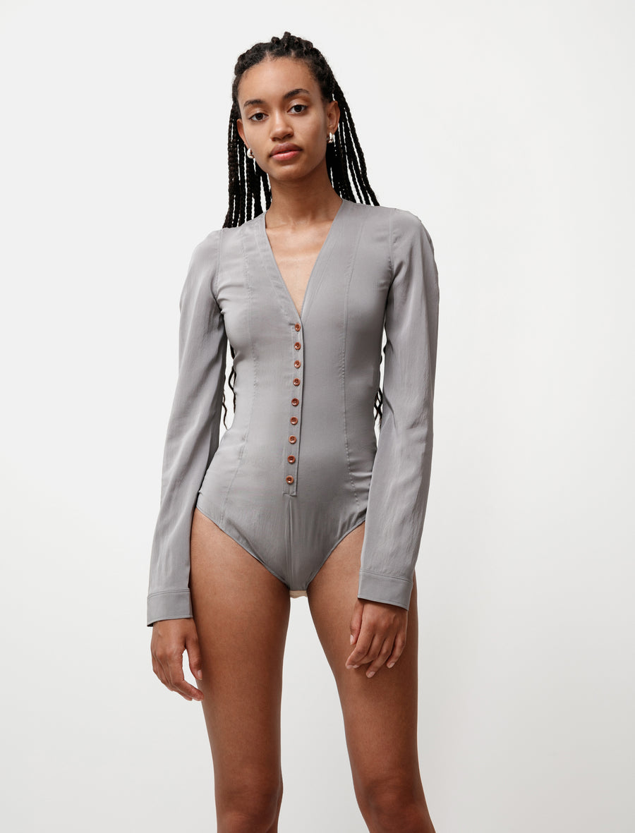 WRAY Women's Terracotta Lynn Stretch Bodysuit Size X-Small $165