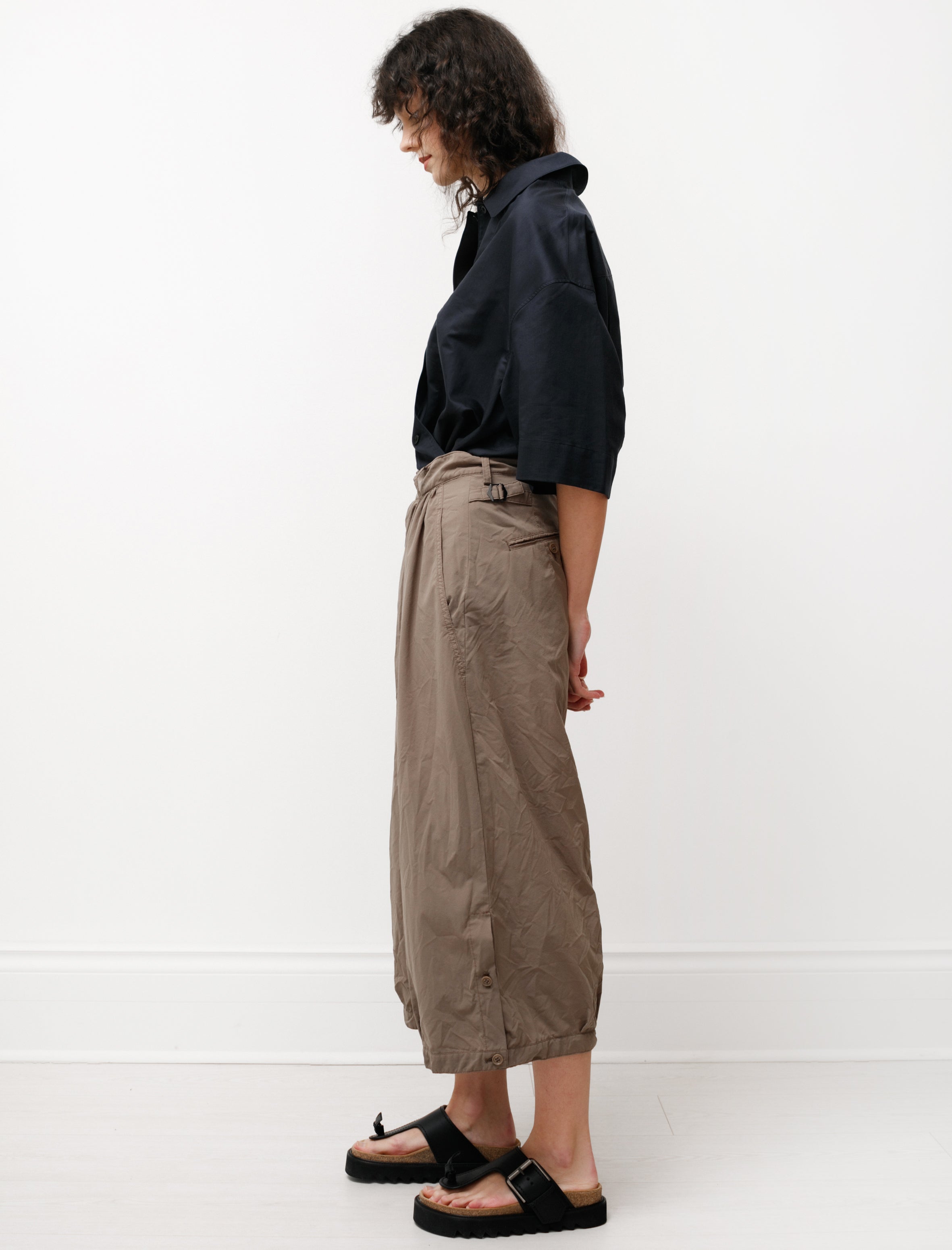 Y's by Yohji Yamamoto Gathered Hem Pants Beige – Neighbour