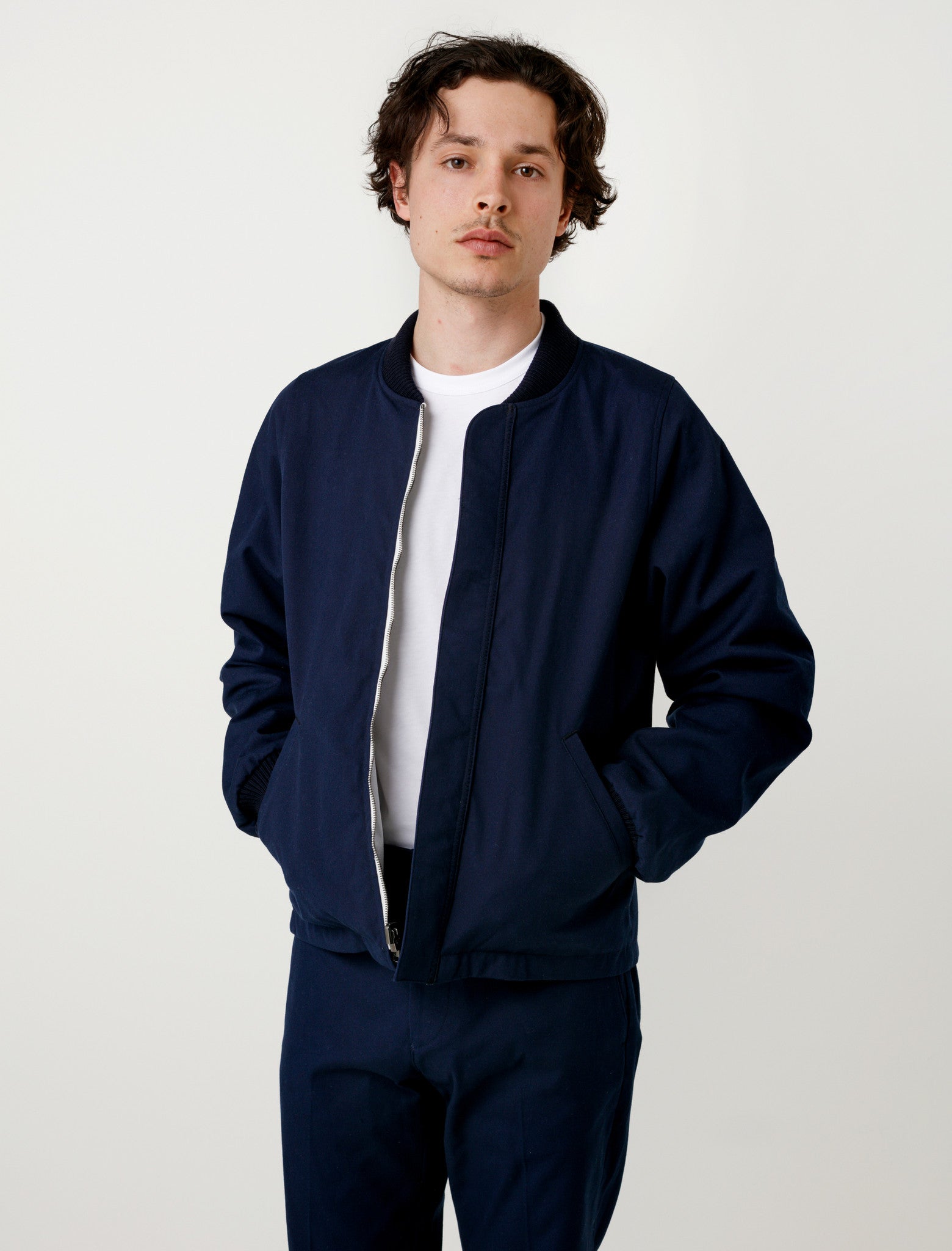 Childs Spray Bomber Navy/Mixed Reversible