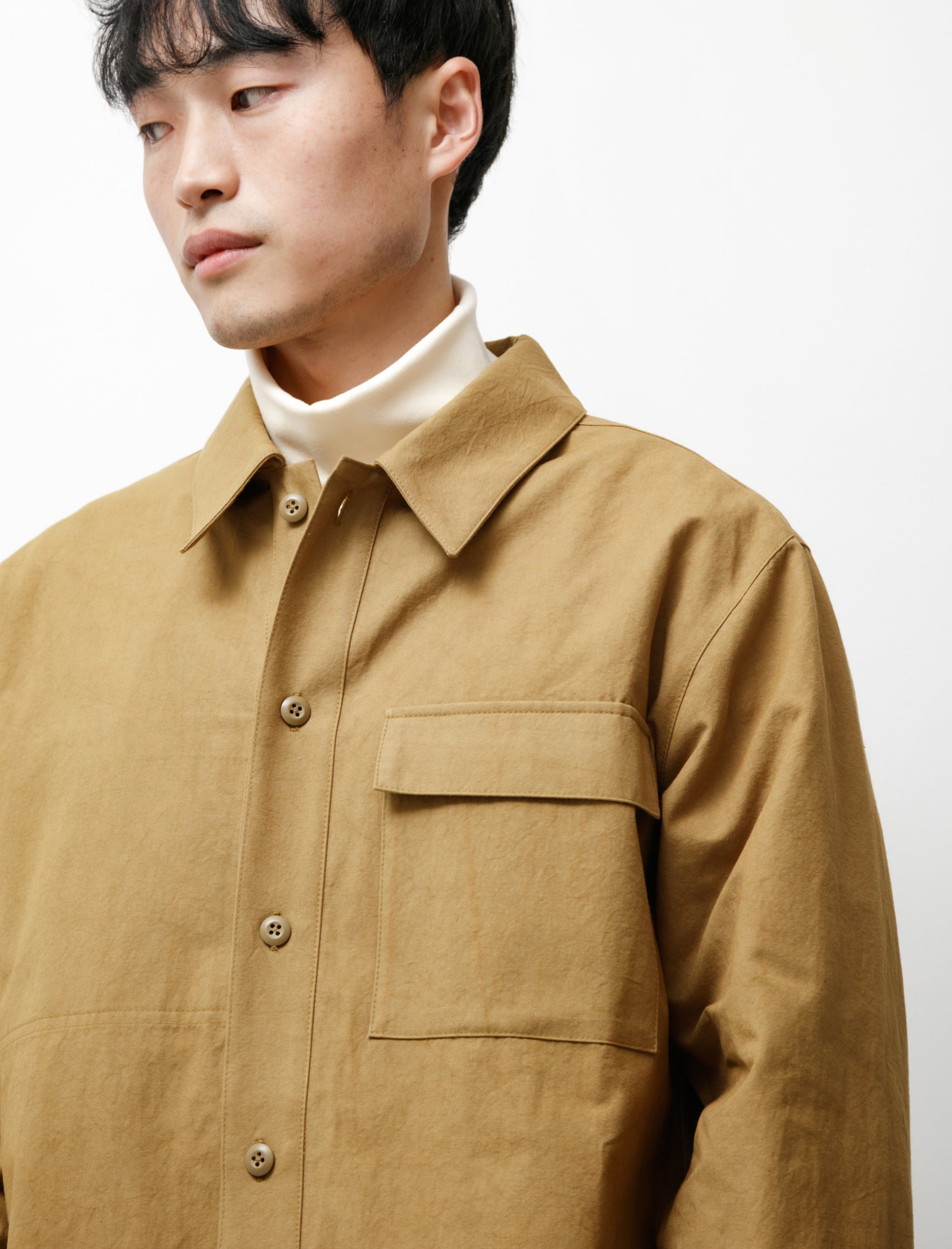 Archie Box Shirt Mustard