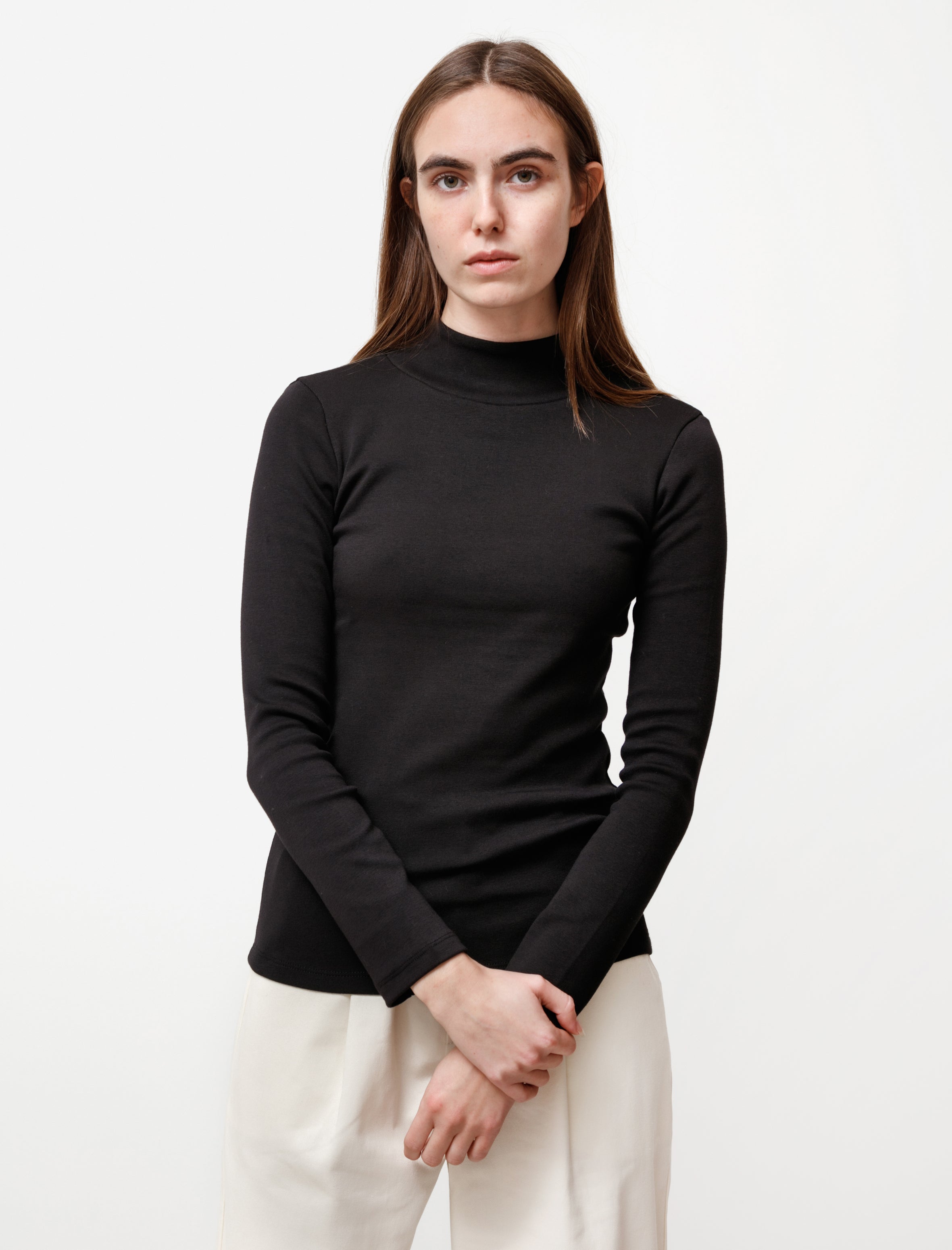 Priory Plex Mockneck Black