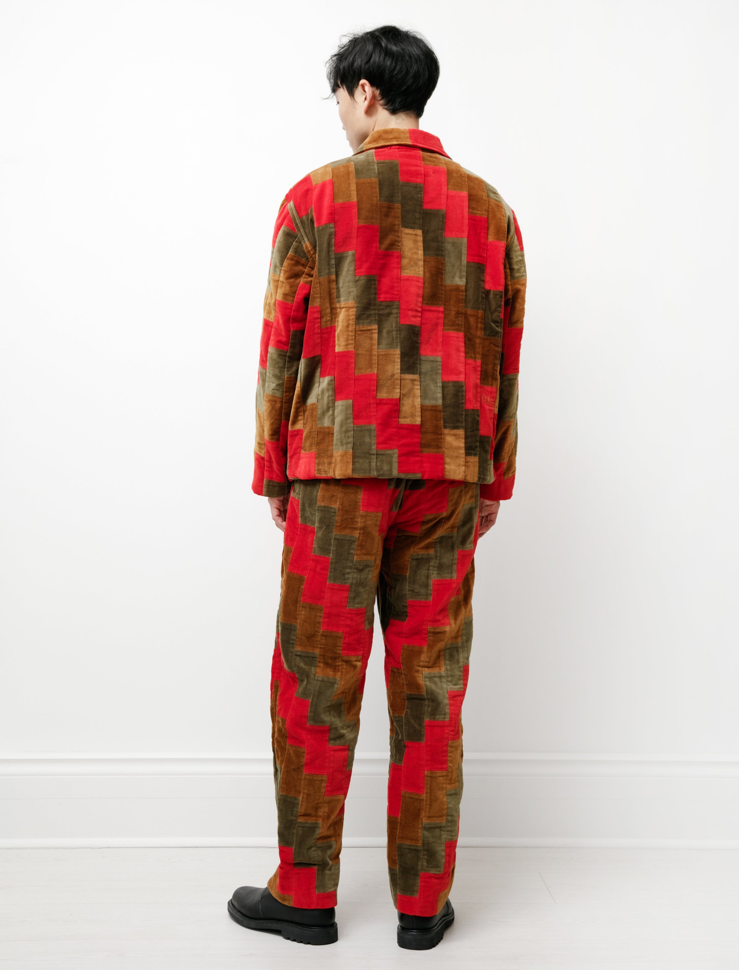 Bode Hunting Brick Quilt Trousers