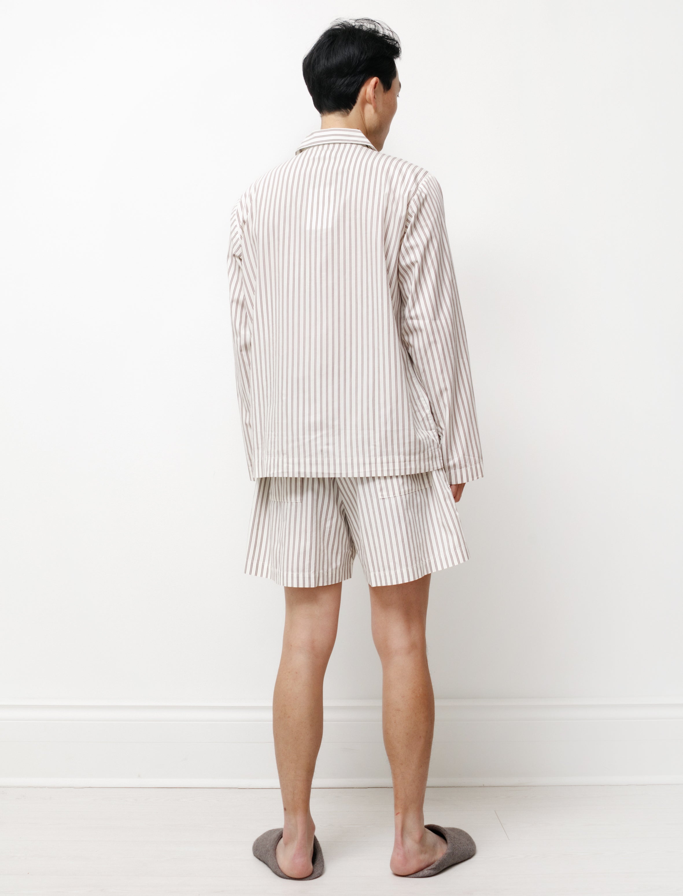 Tekla Poplin Shorts Hopper Stripes