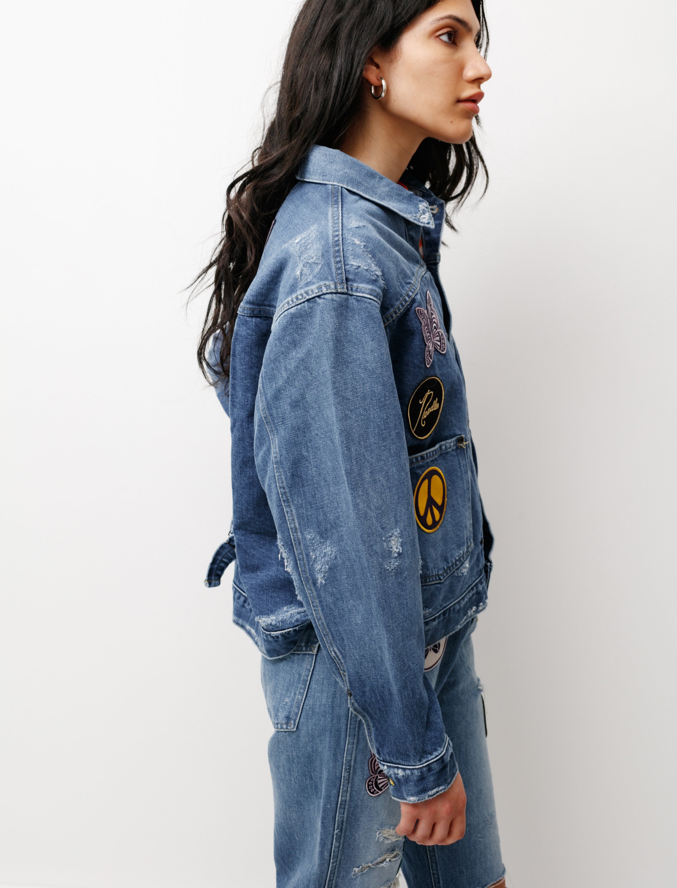 Needles Assorted Patches Jean Jacket