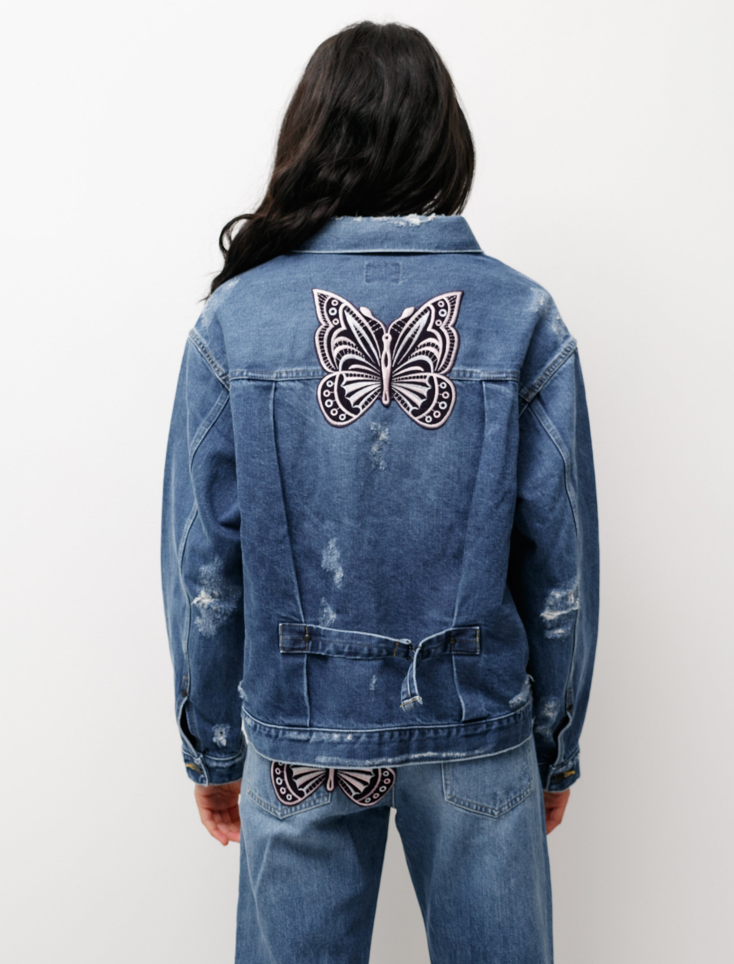 Needles Assorted Patches Jean Jacket