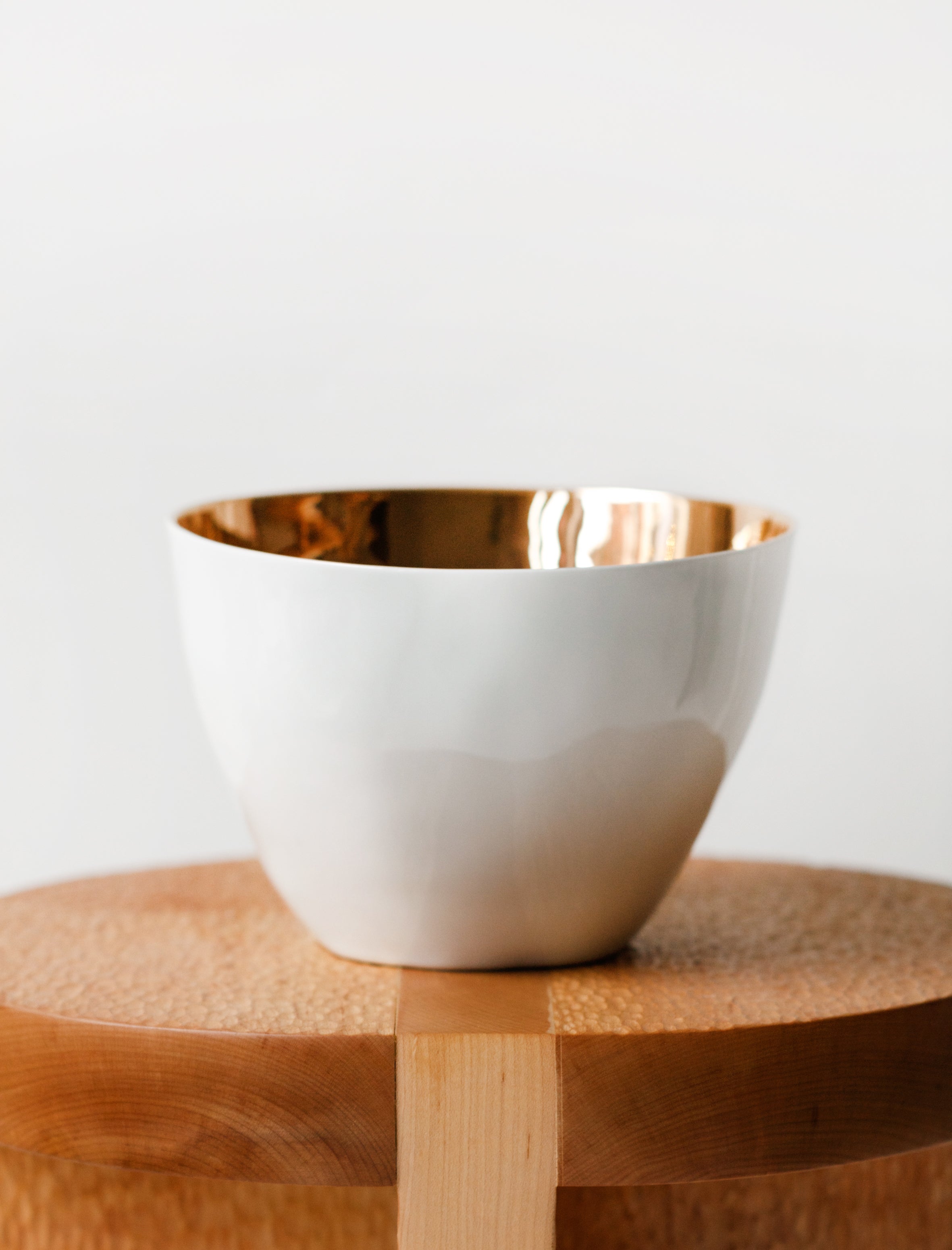 Tsé Tsé Salad Bowl Porcelain Gold