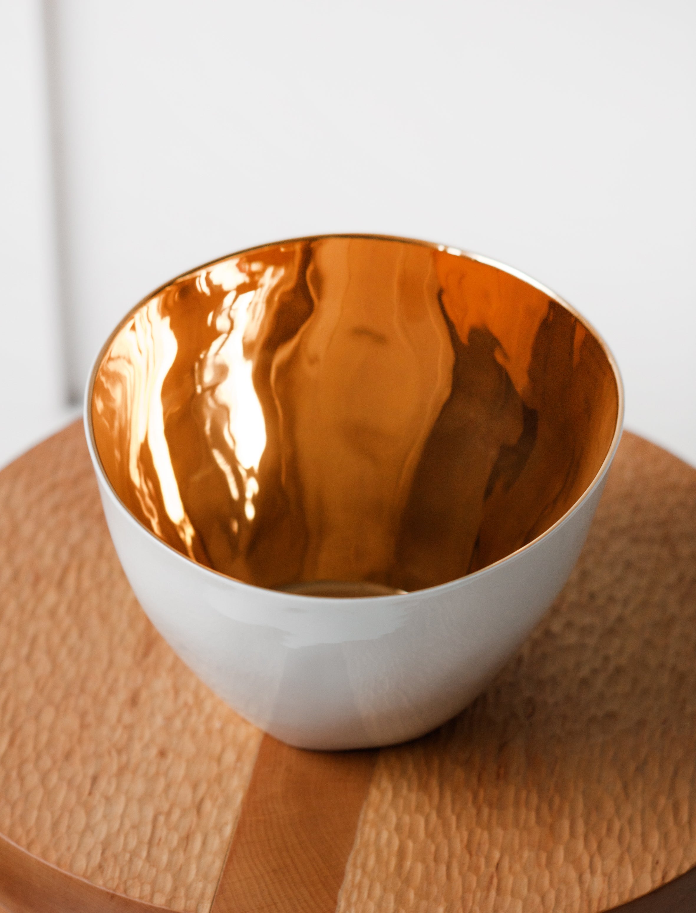 Tsé Tsé Salad Bowl Porcelain Gold