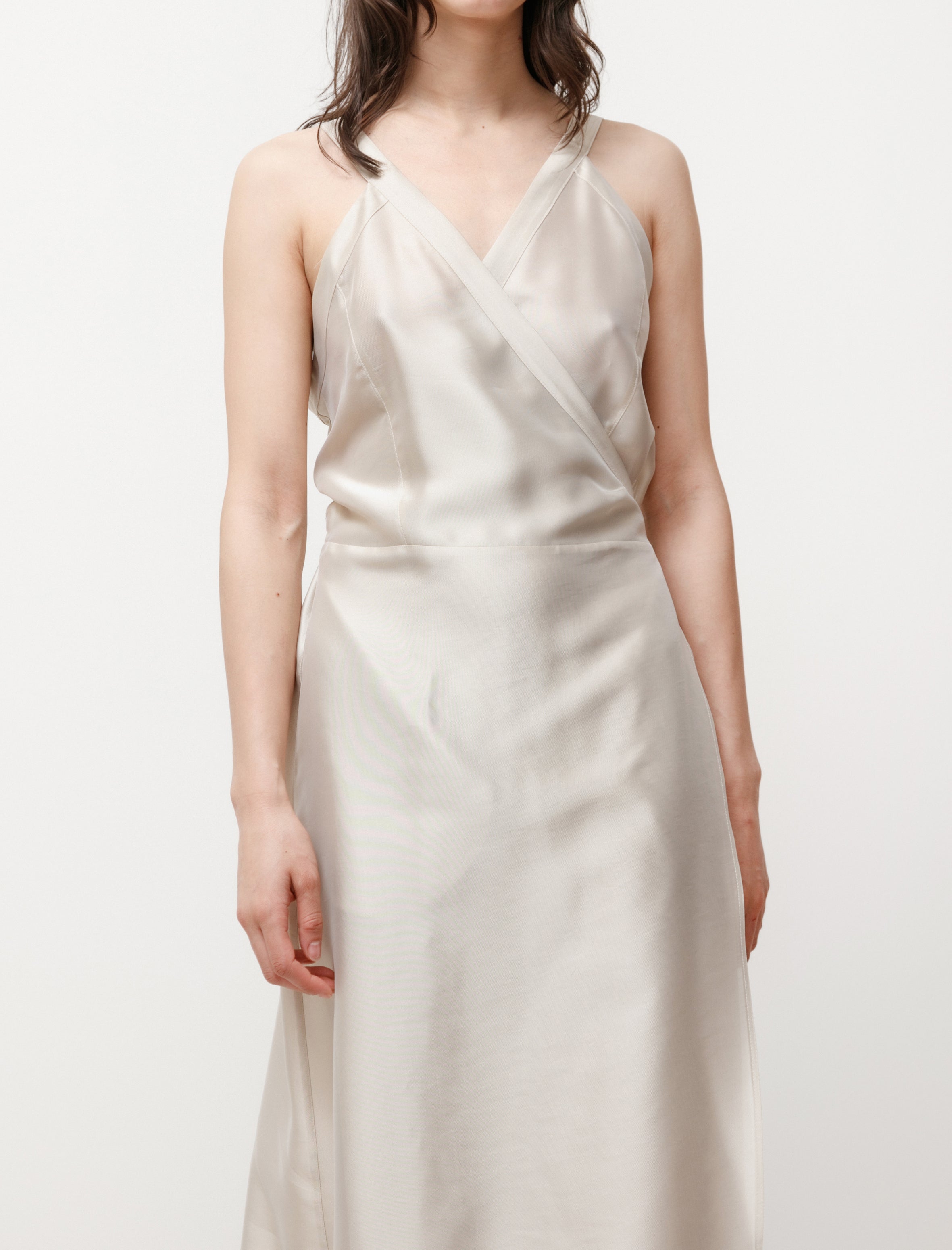 Hache Apron Dress Champagne