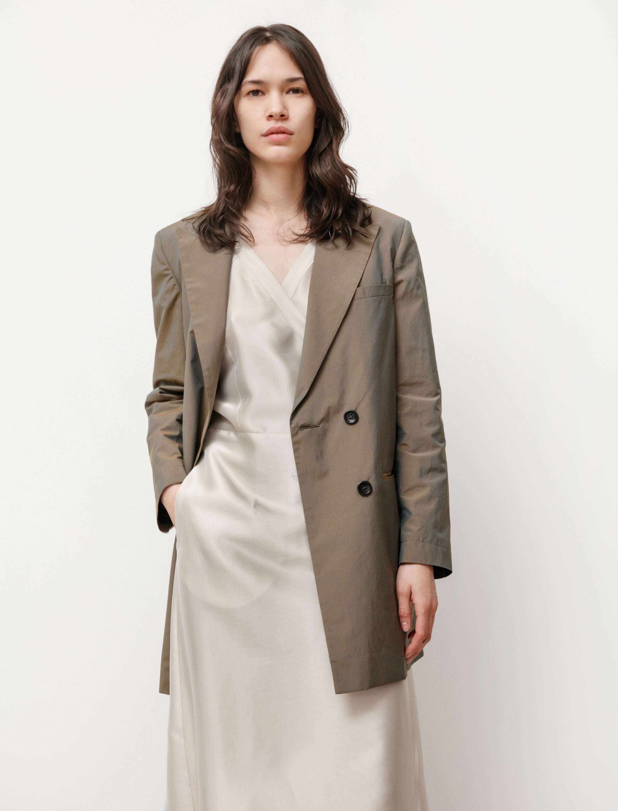 Hache Long Blazer Changeant