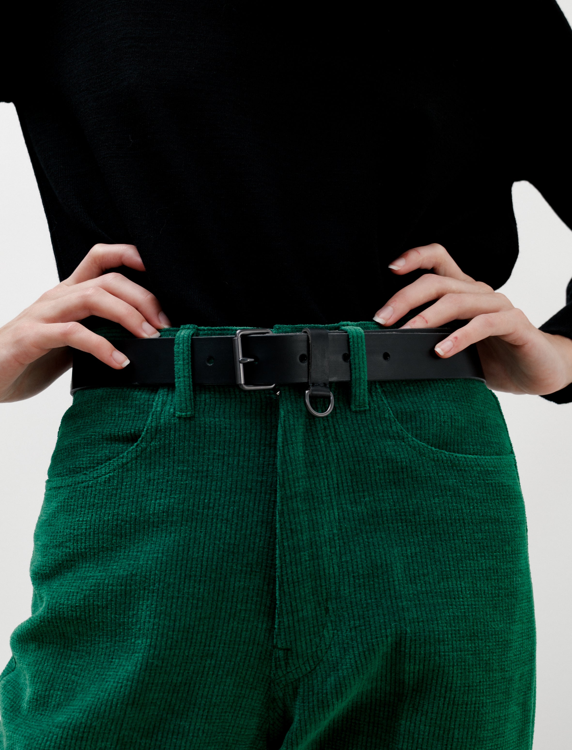 MARGARET HOWELL LEATHER BELT-