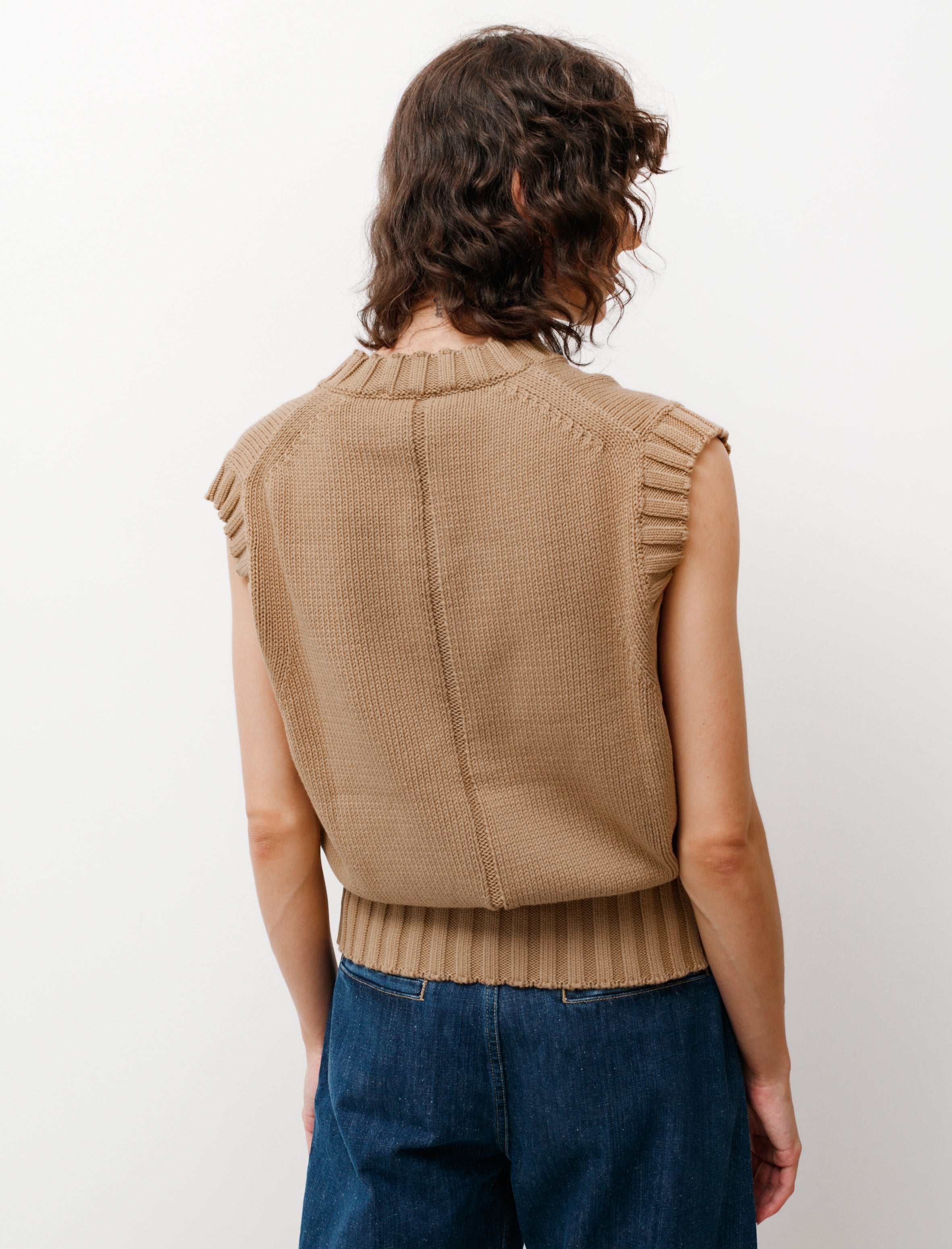 Studio Nicholson Marit Cotton Knit Biscuit