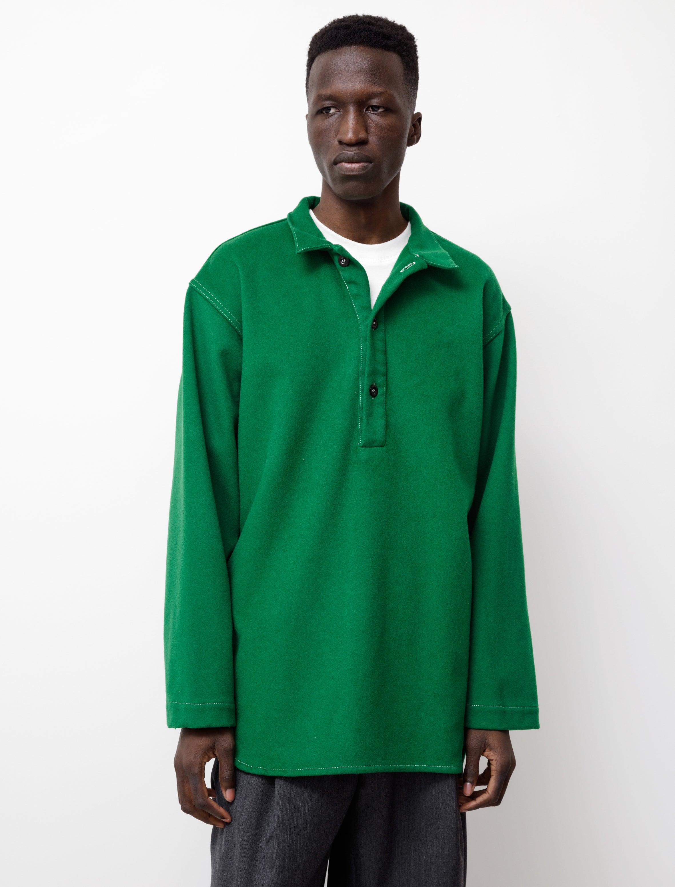 Tender WS412 Weaver's Stock Pullover Tail Shirt Green