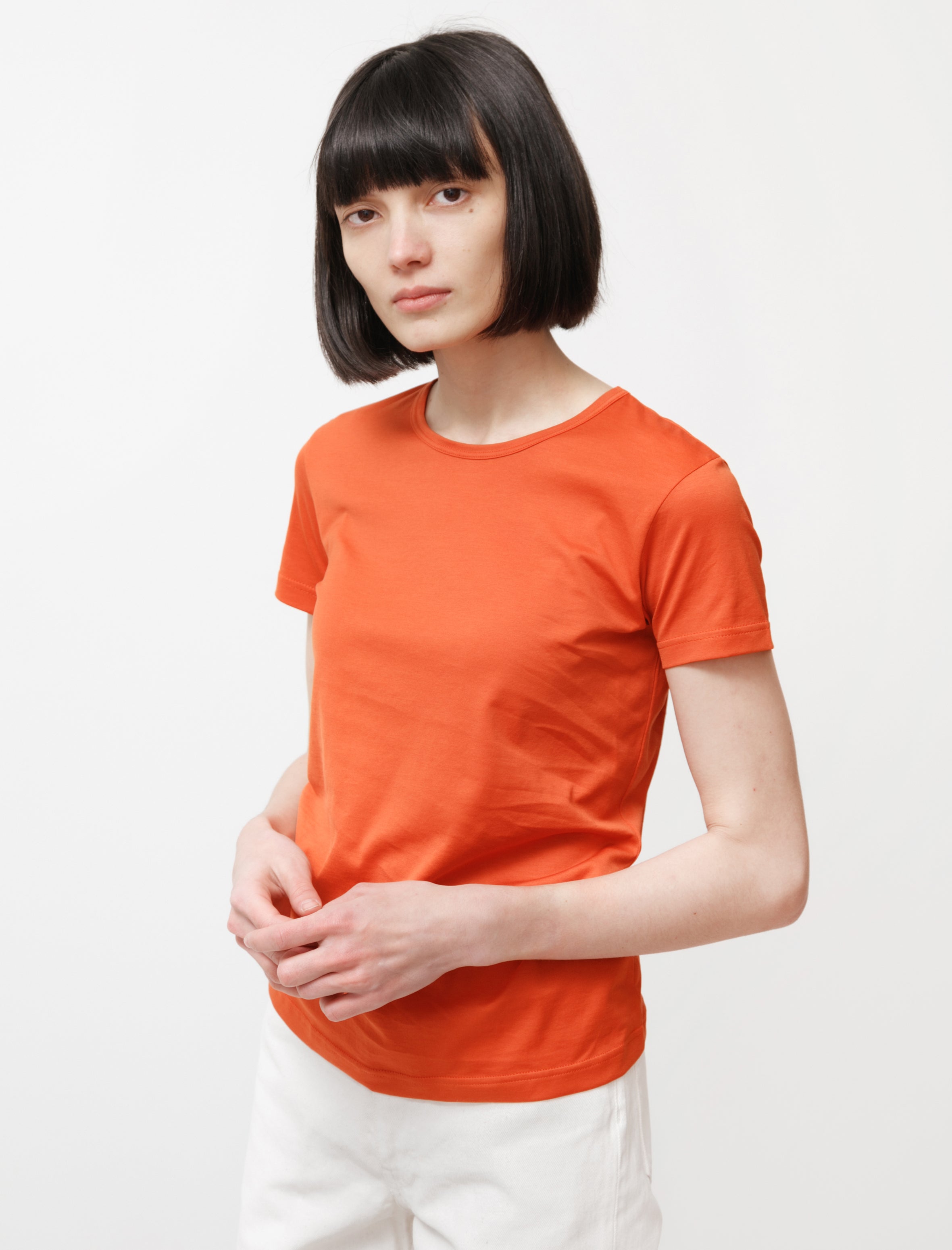 Sunspel Classic Crew Neck T-Shirt Burnt Orange