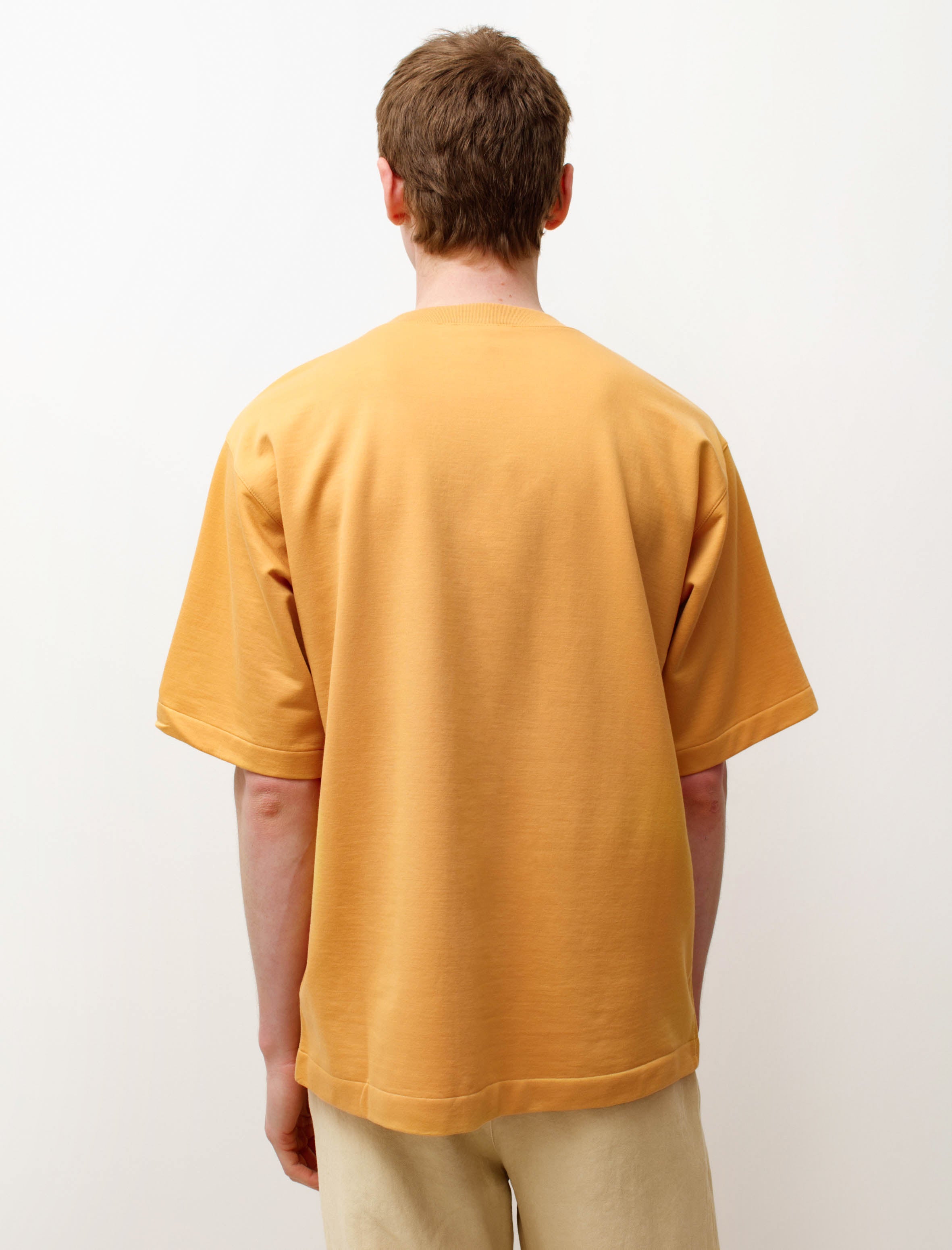 Super High Gauge Napped Sweat Tee Orange