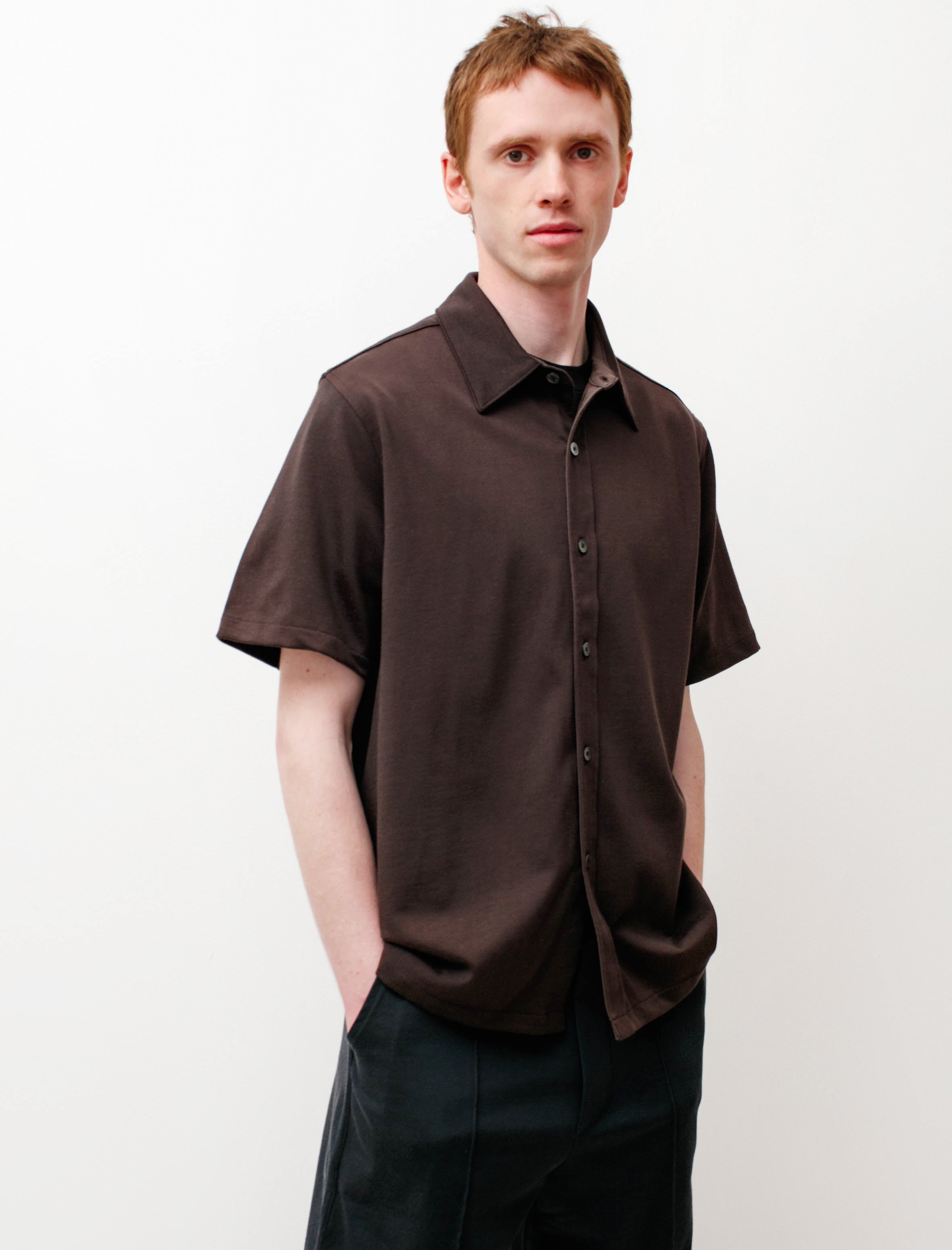 C.N.T. S/S Shirt Brown