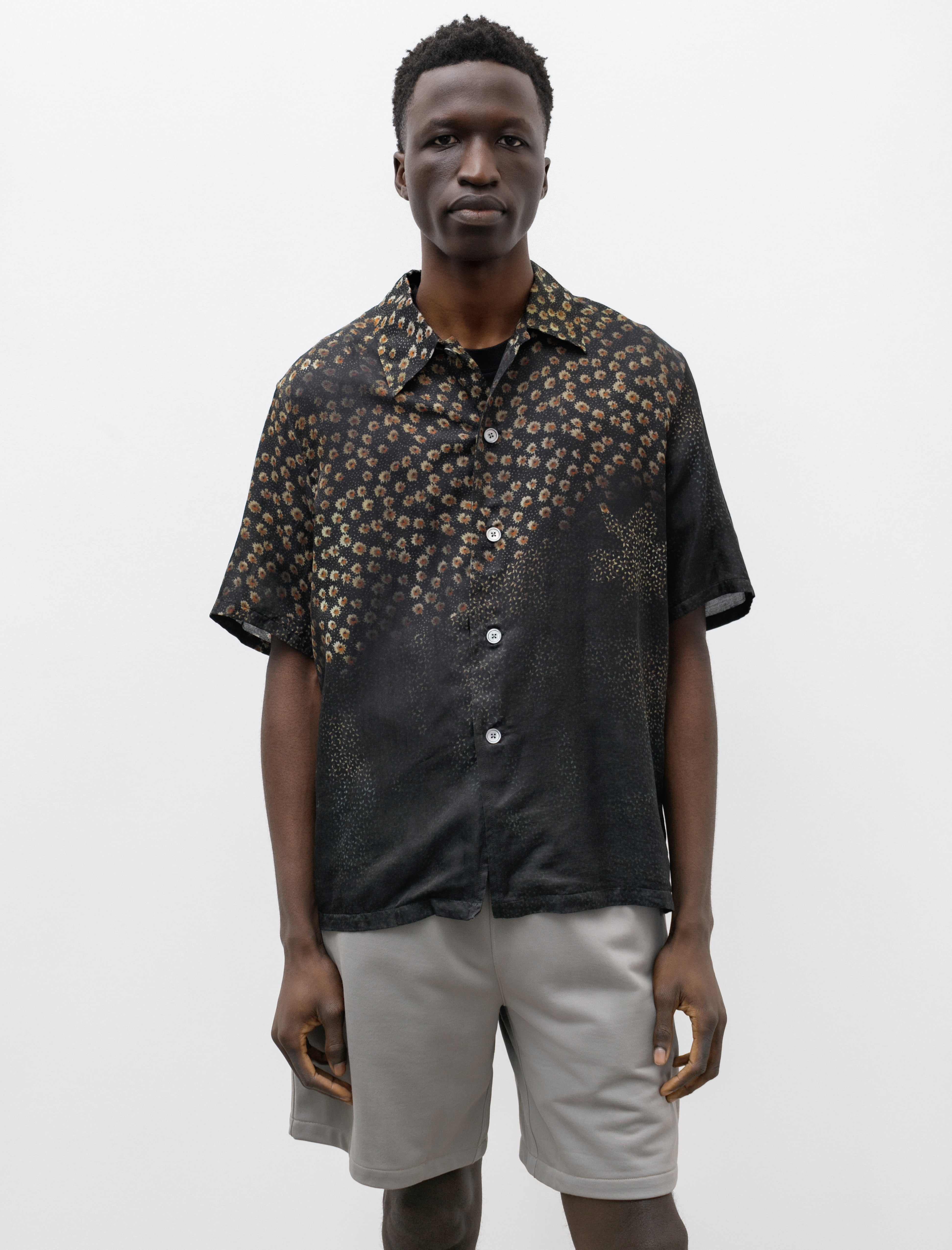 Our Legacy Box Shirt Short Sleeve Dark Flower Print – Neighbour