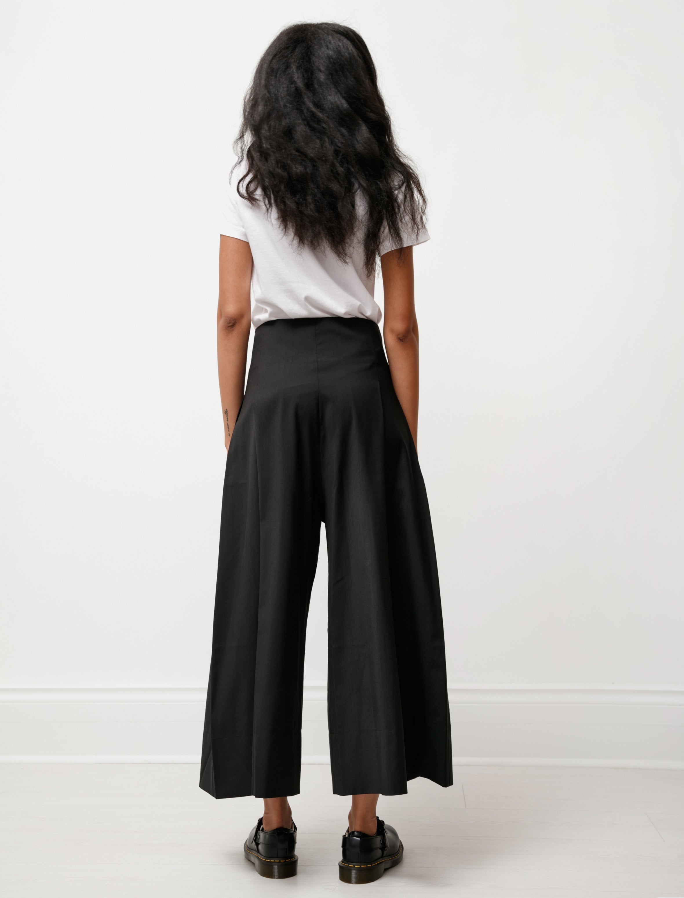 Studio Nicholson Vitra Fold Trousers Black