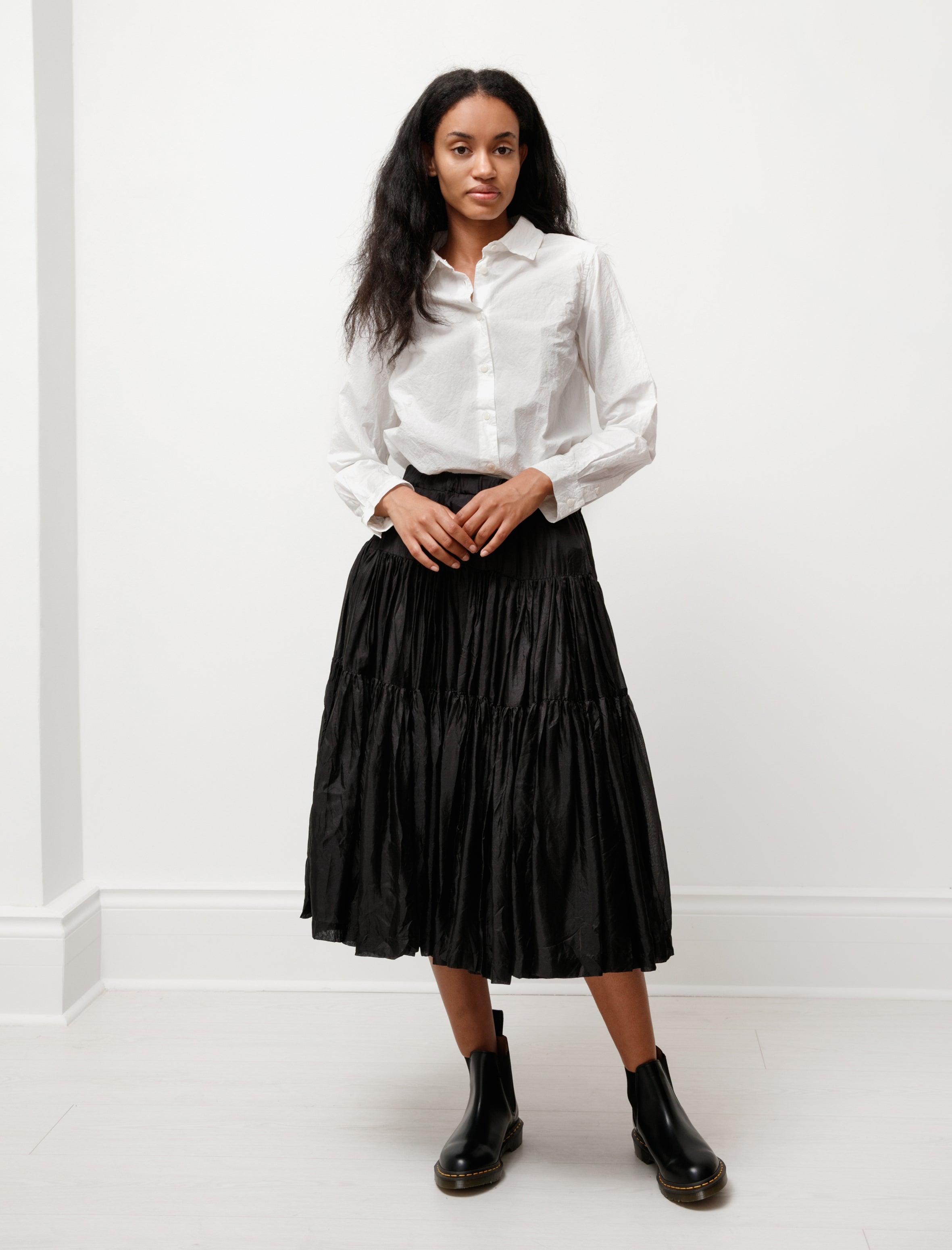 Casey Casey Oopaloo Skirt Silk Black