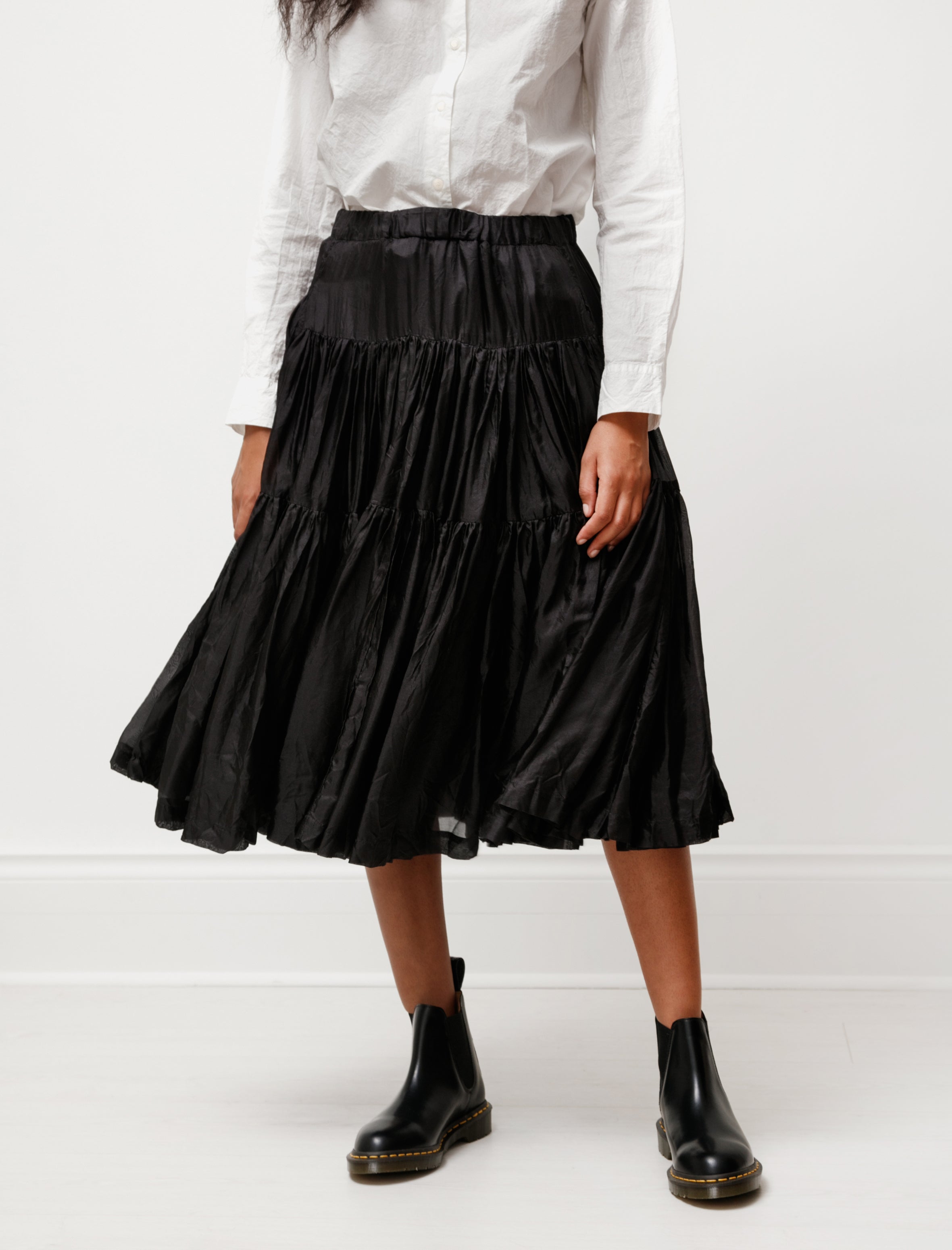 Casey Casey Oopaloo Skirt Silk Black