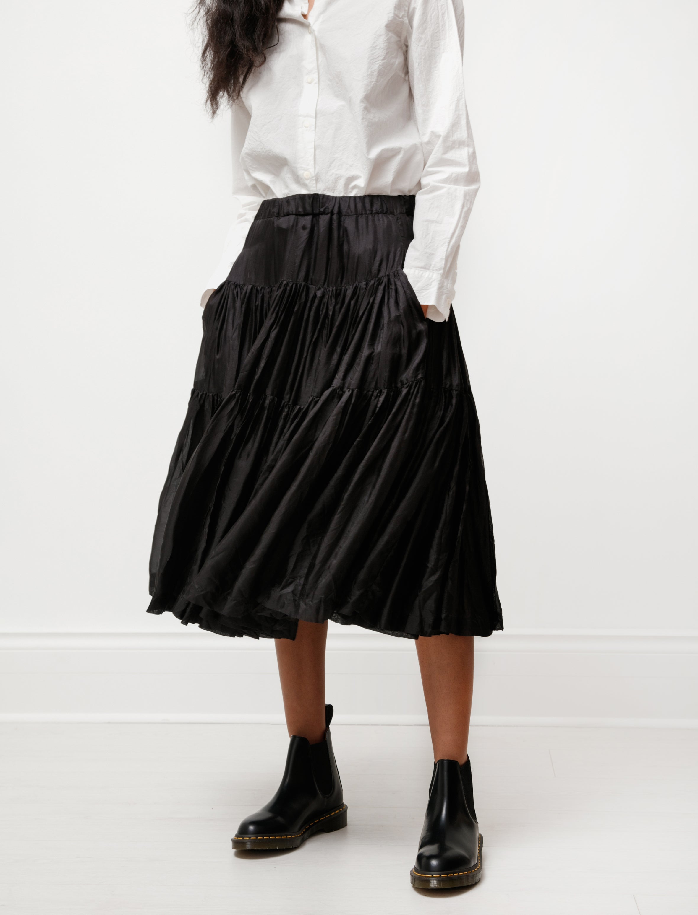 Casey Casey Oopaloo Skirt Silk Black