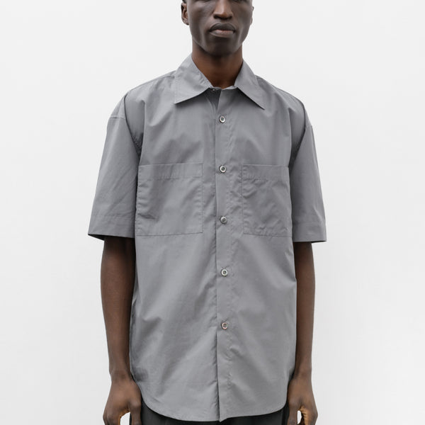 Arpenteur Stereo Short Sleeve Shirt Pima Storm Grey – Neighbour