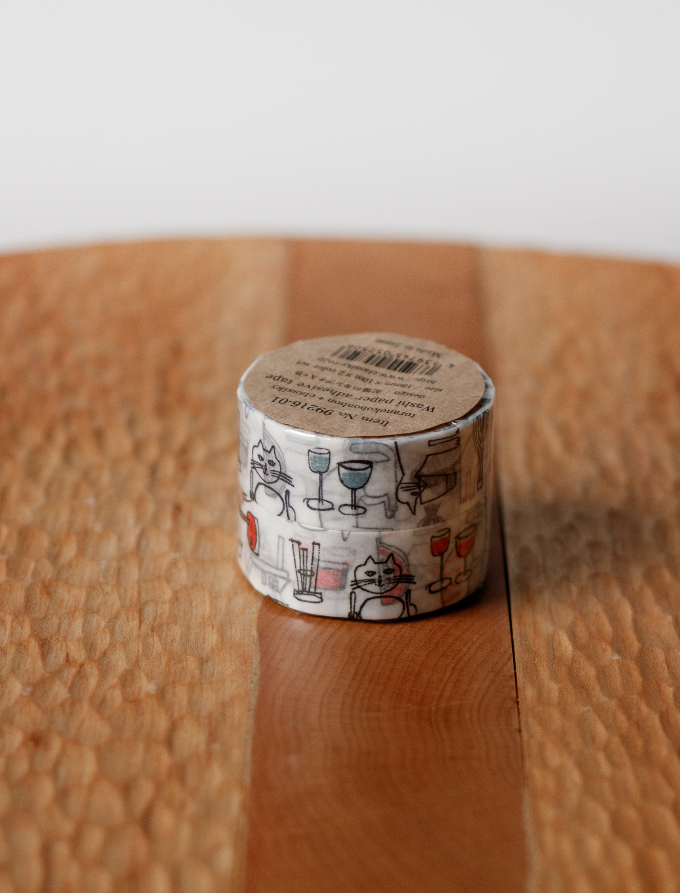 Classiky Toranekobonbon Washi Tape A+B