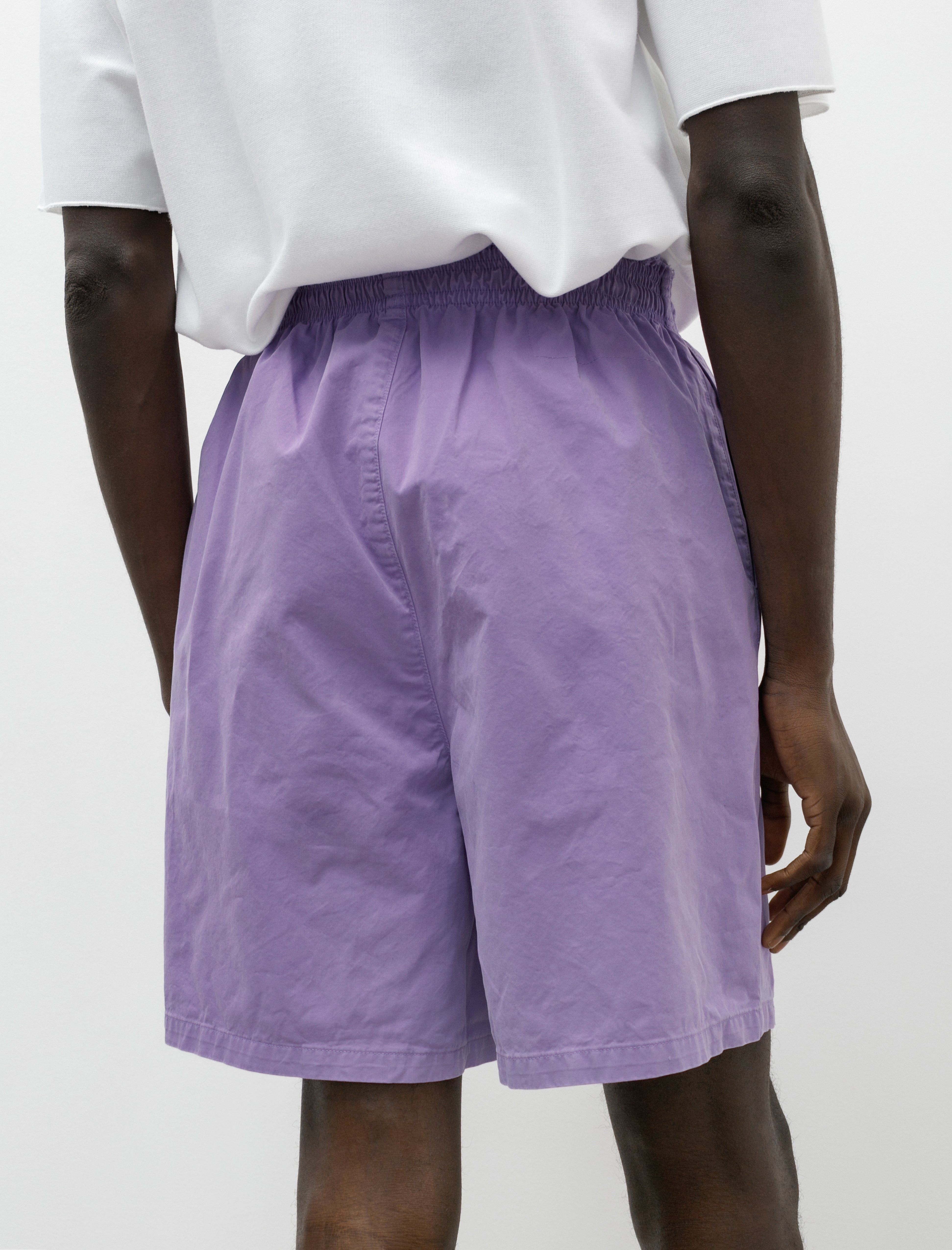 Knee Shorts Twill Purple