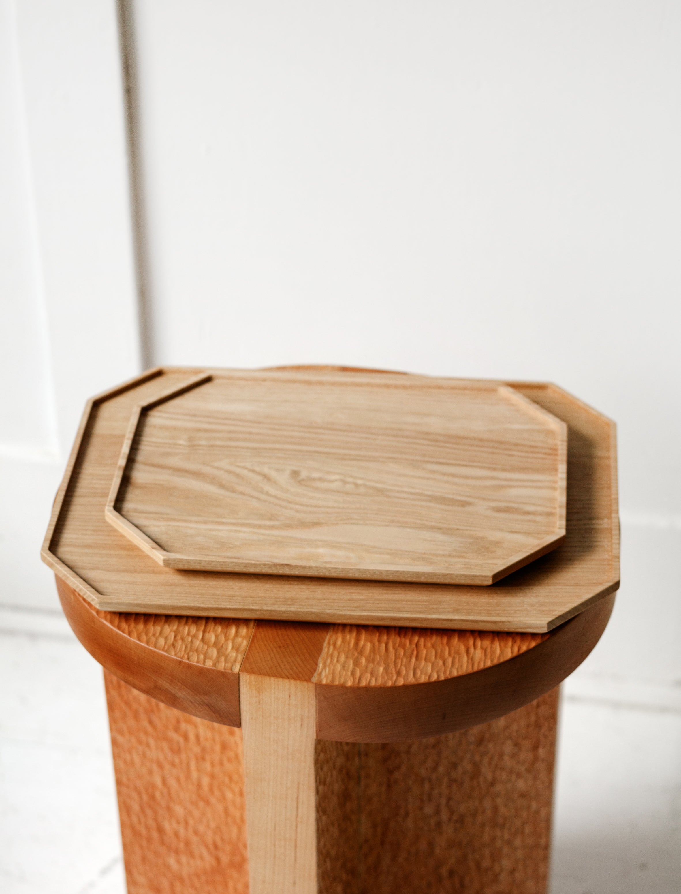 Classiky Octagonal Chestnut Tray