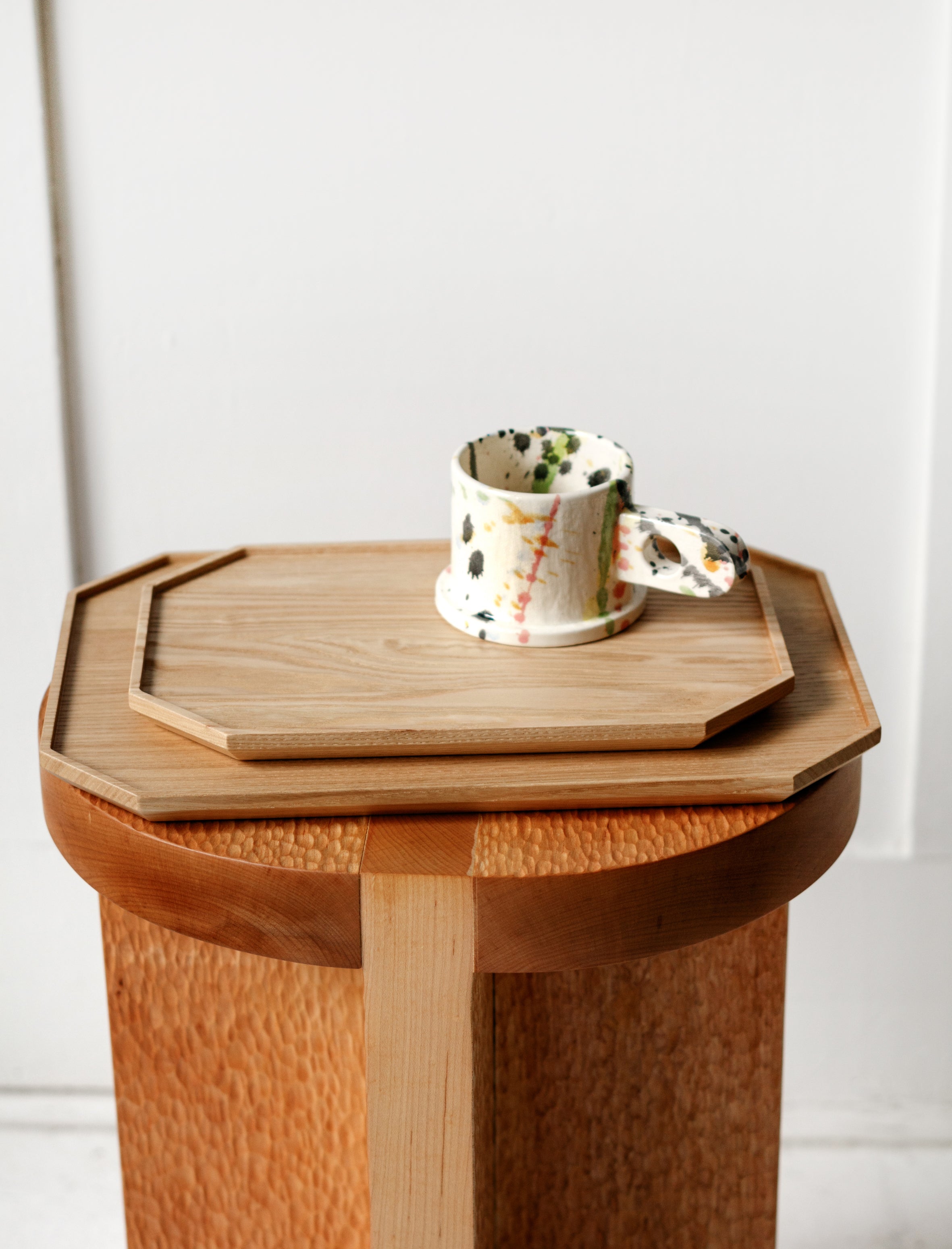 Classiky Octagonal Chestnut Tray