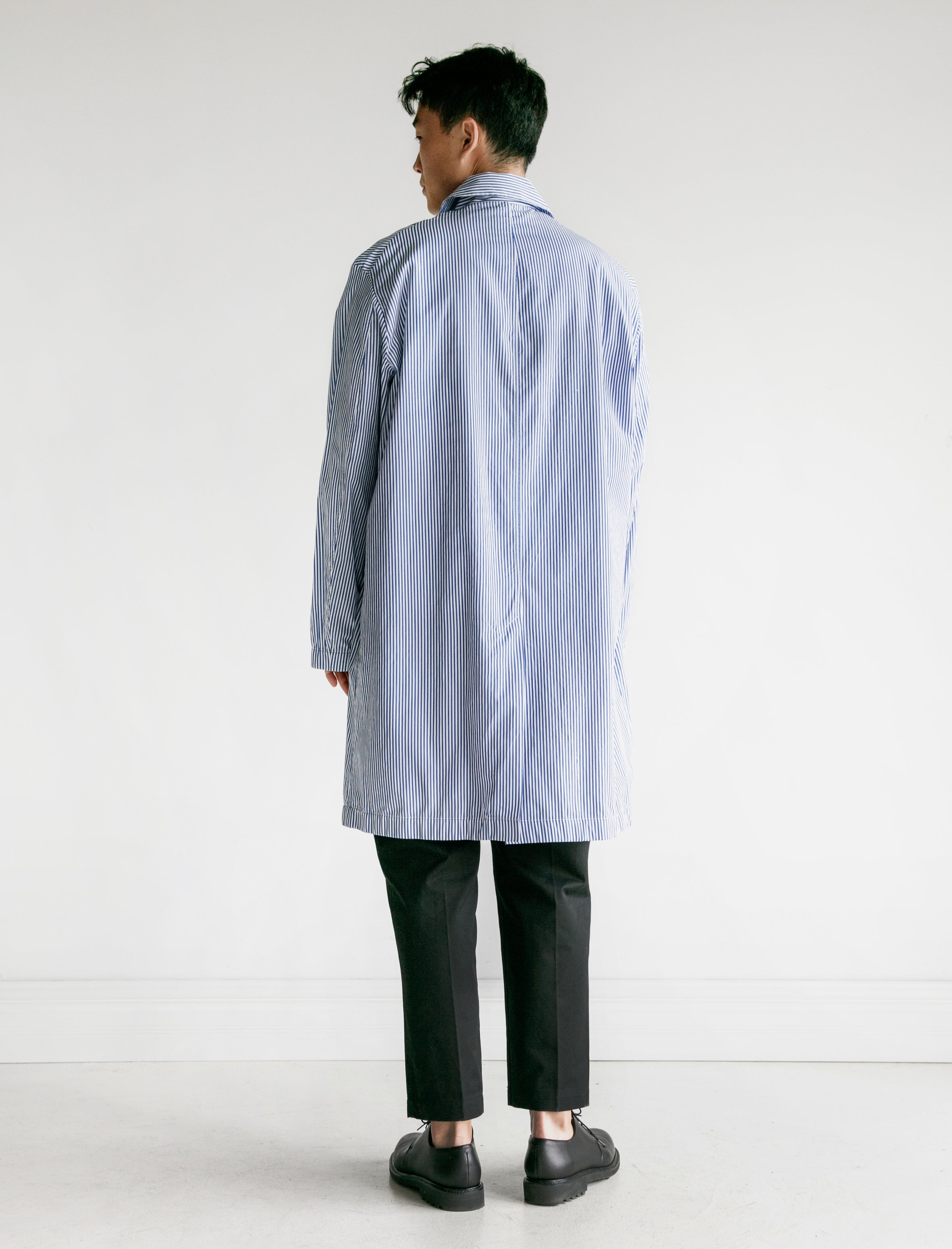 Our Legacy Mac Coat Blue Stripe