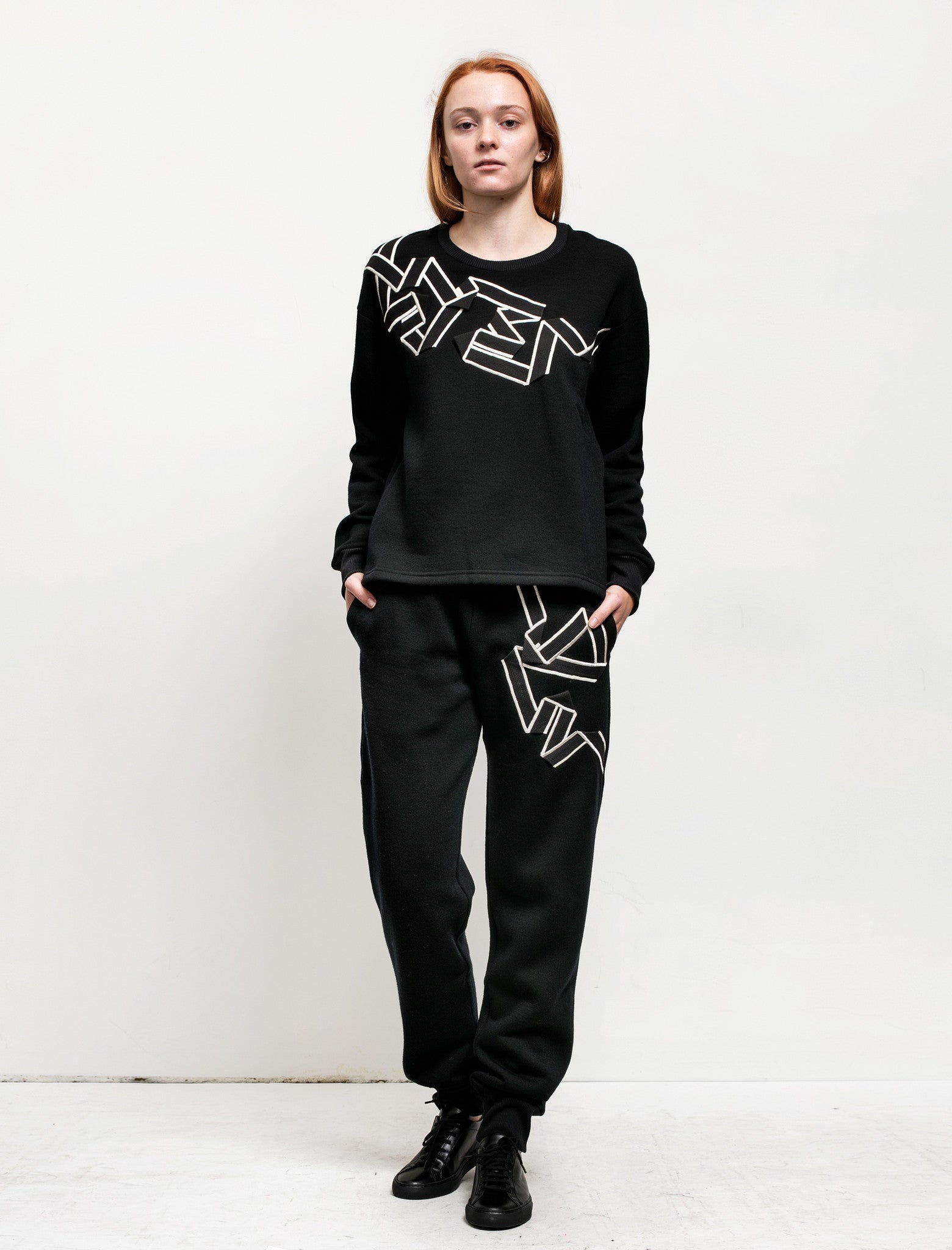 Christopher Raeburn Embroidered Tape Crewneck Joggers