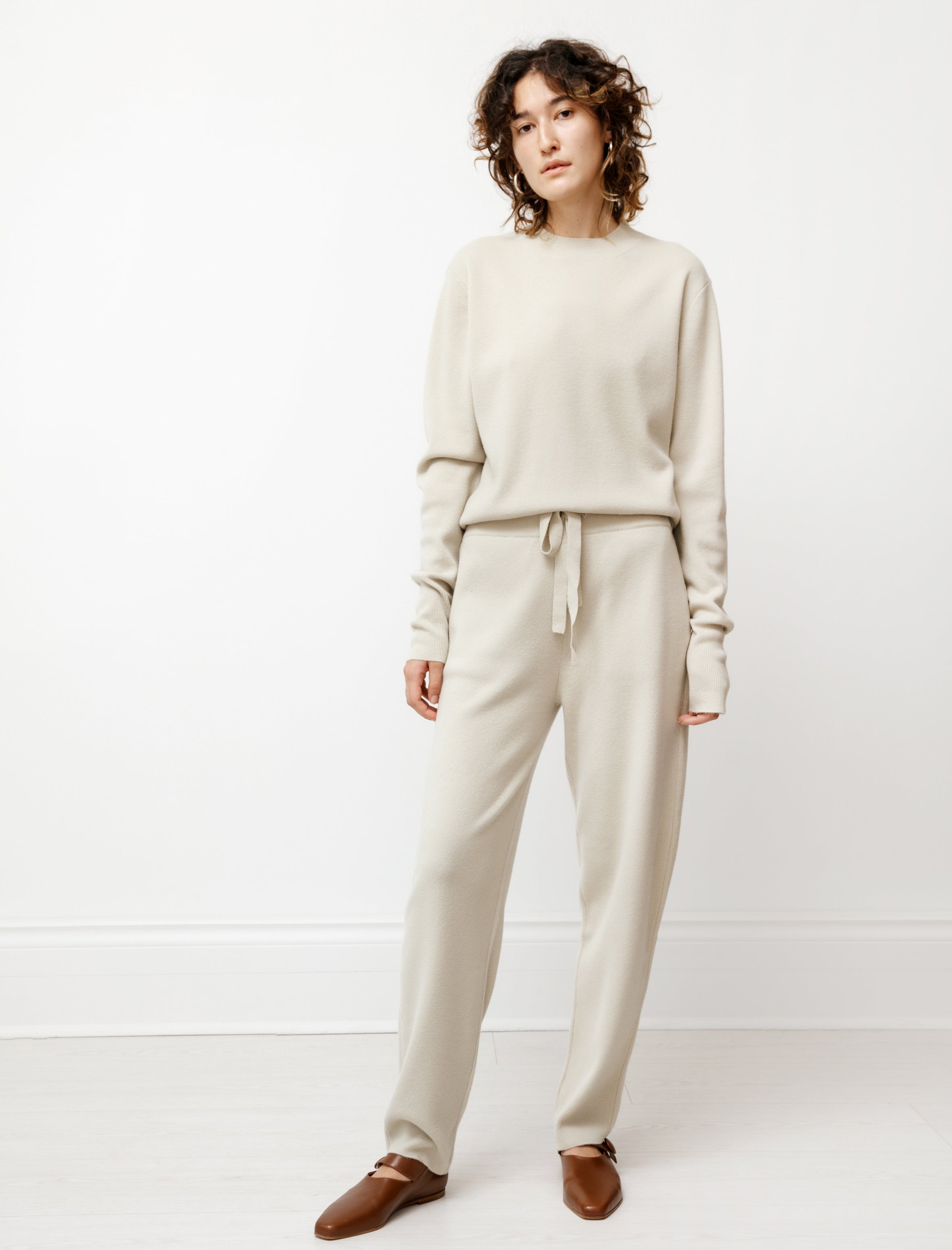 Studio Nicholson Hable Merino Cashmere Pants Dove