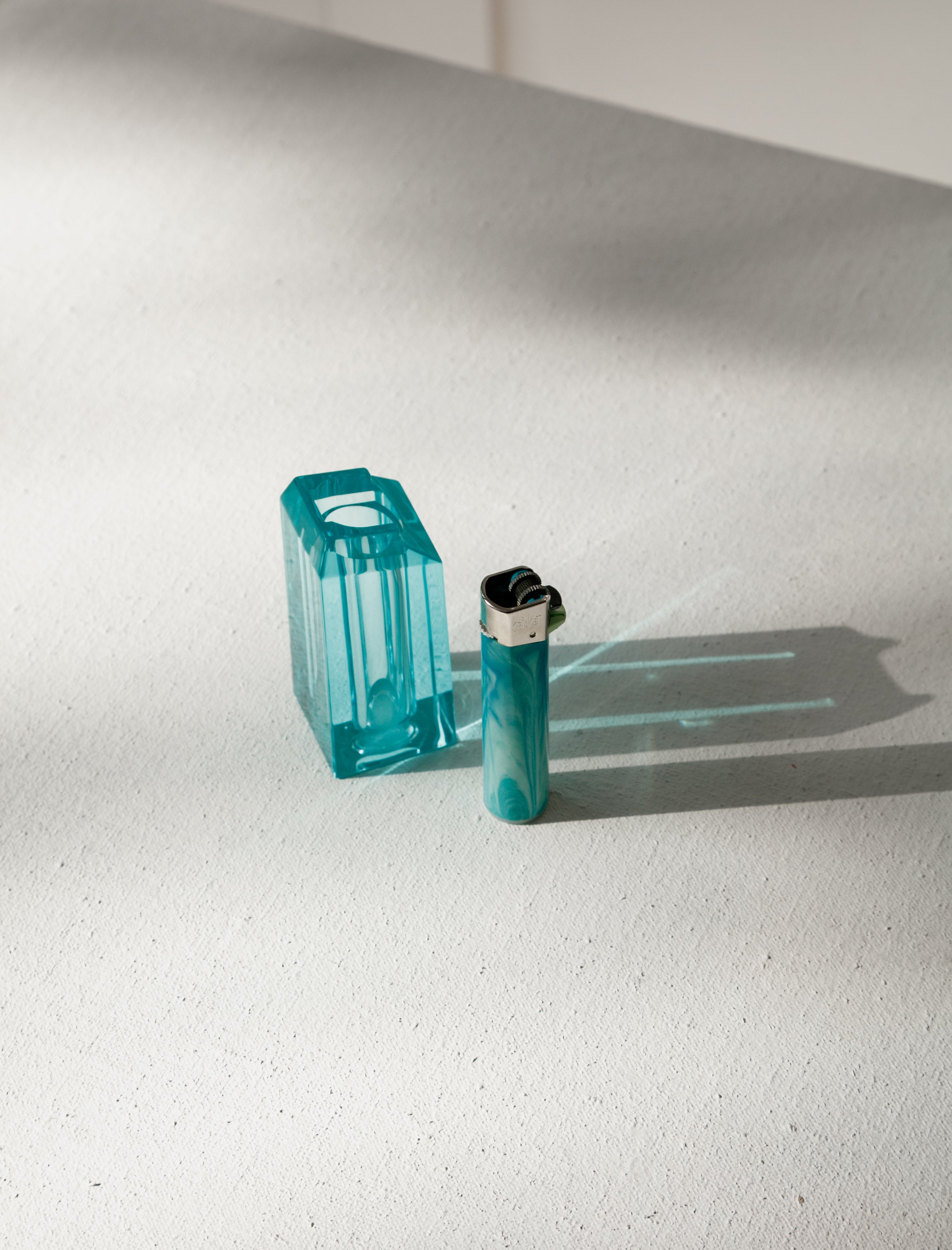 Found by Neighbour Lucite Lighter Holder