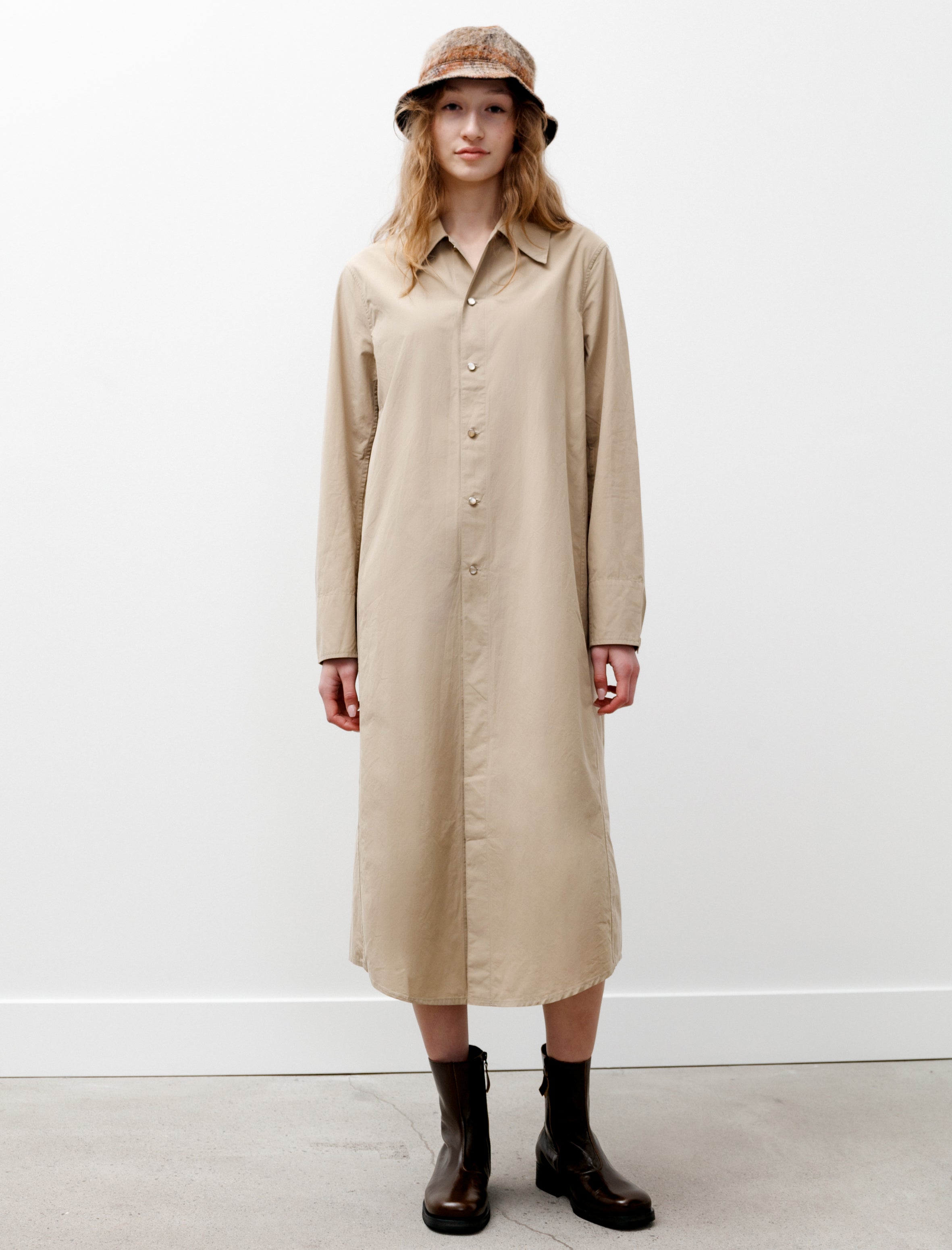 Our Legacy Welding Shirtdress Humble Khaki