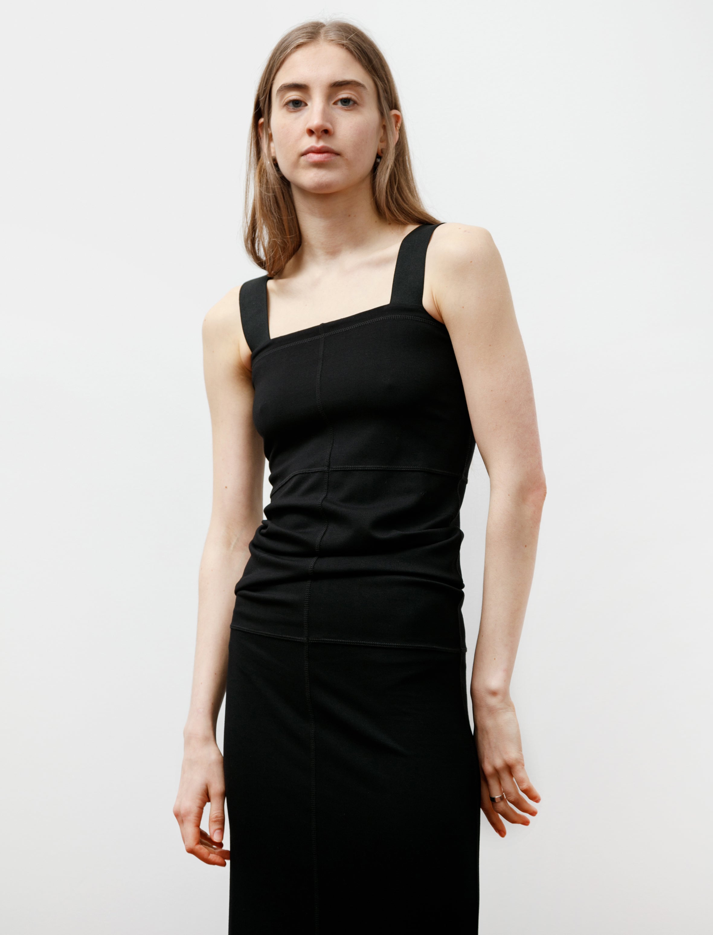 Lemaire Long Tank Dress Black