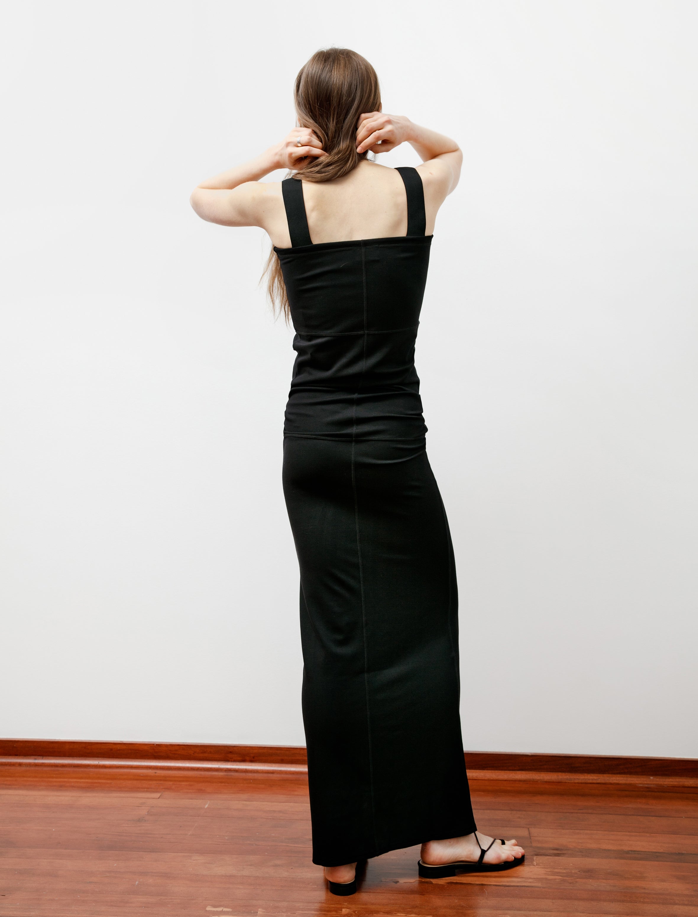 Lemaire Long Tank Dress Black