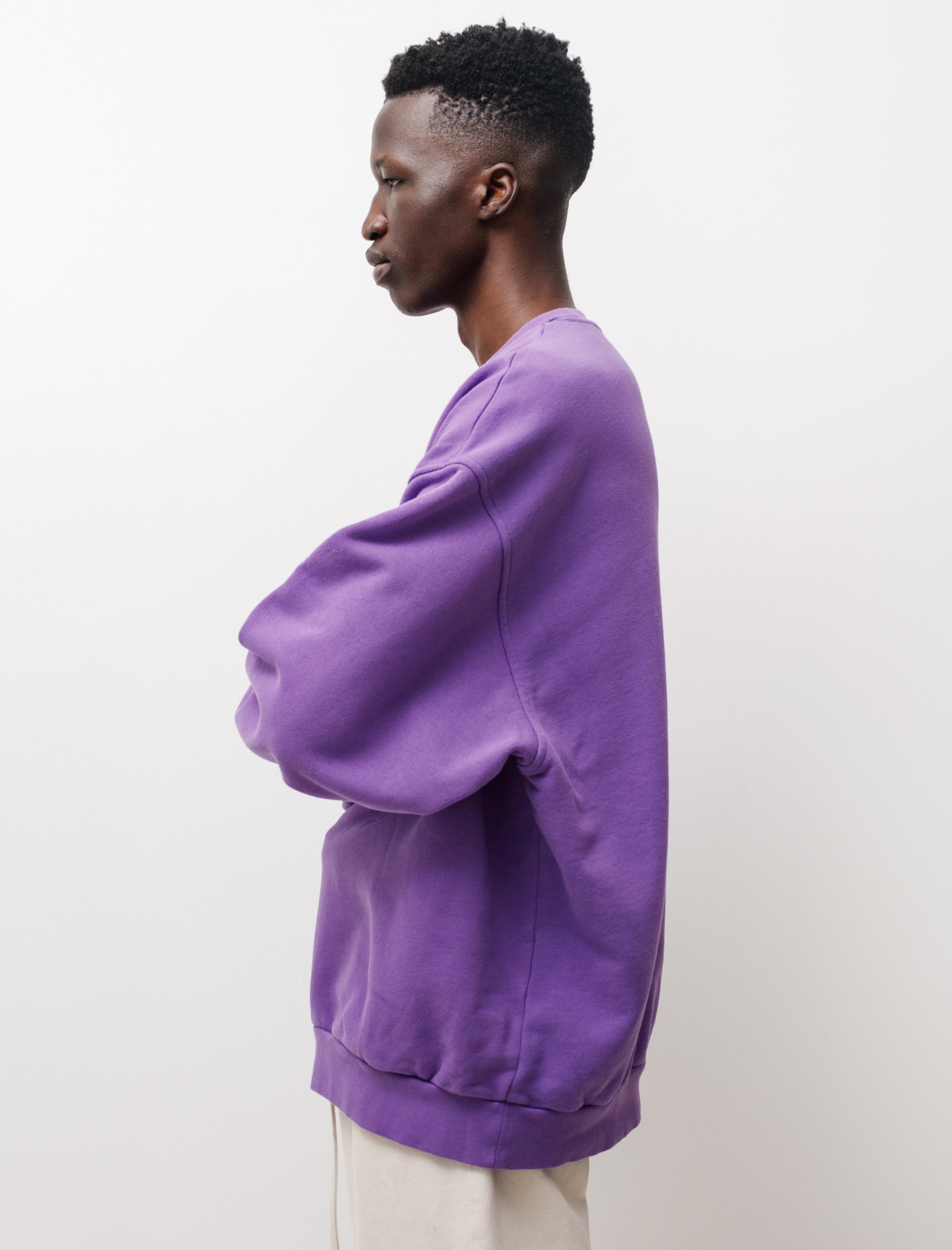 Acne Studios Bubble Logo Crewneck Lilac