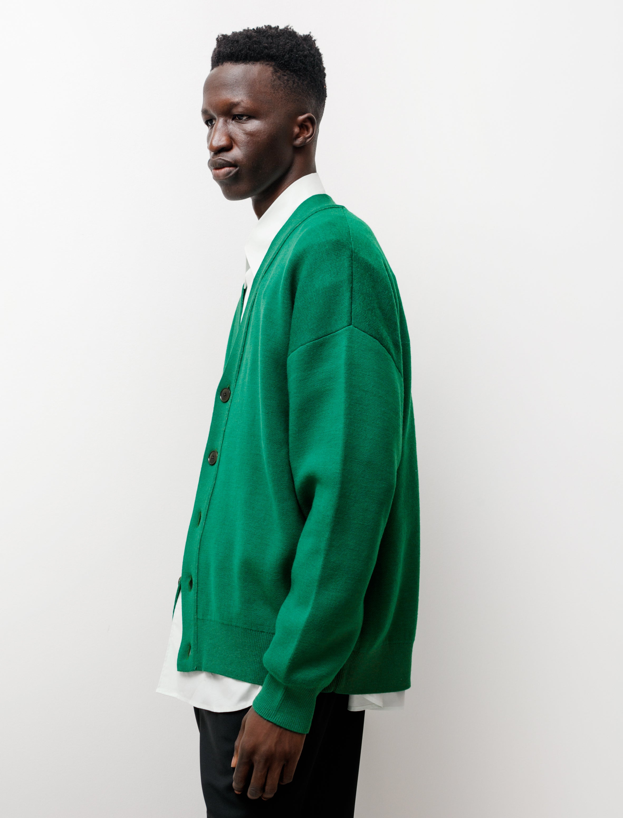 Acne Studios Cardigan Electric Green